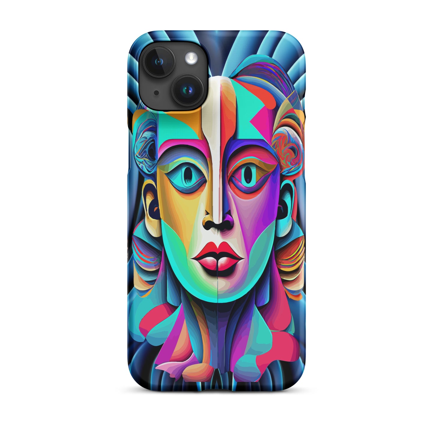 Snap case for iPhone® Kukloso Cubist Faces No 39 - Free Shipping