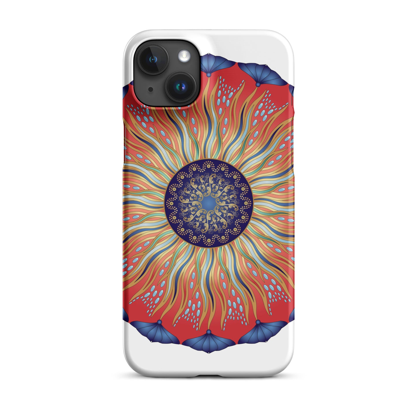 Snap case for iPhone® Kukloso Circularium Mandala No 2627 - Free Shipping