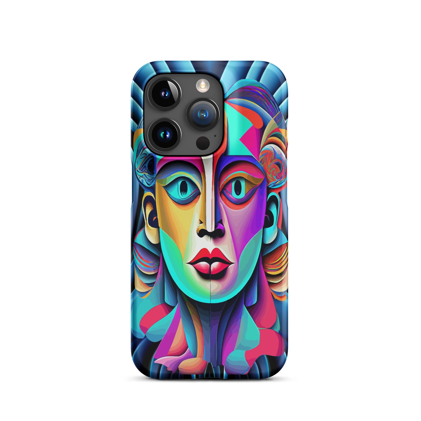 Snap case for iPhone® Kukloso Cubist Faces No 39 - Free Shipping