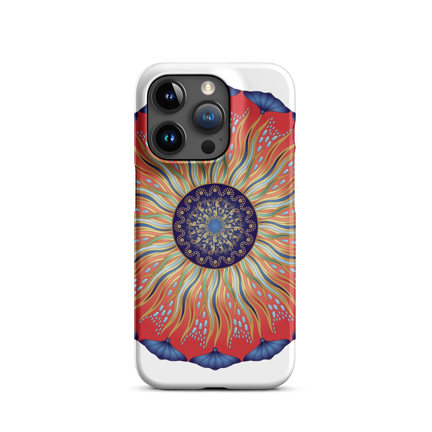 Snap case for iPhone® Kukloso Circularium Mandala No 2627 - Free Shipping