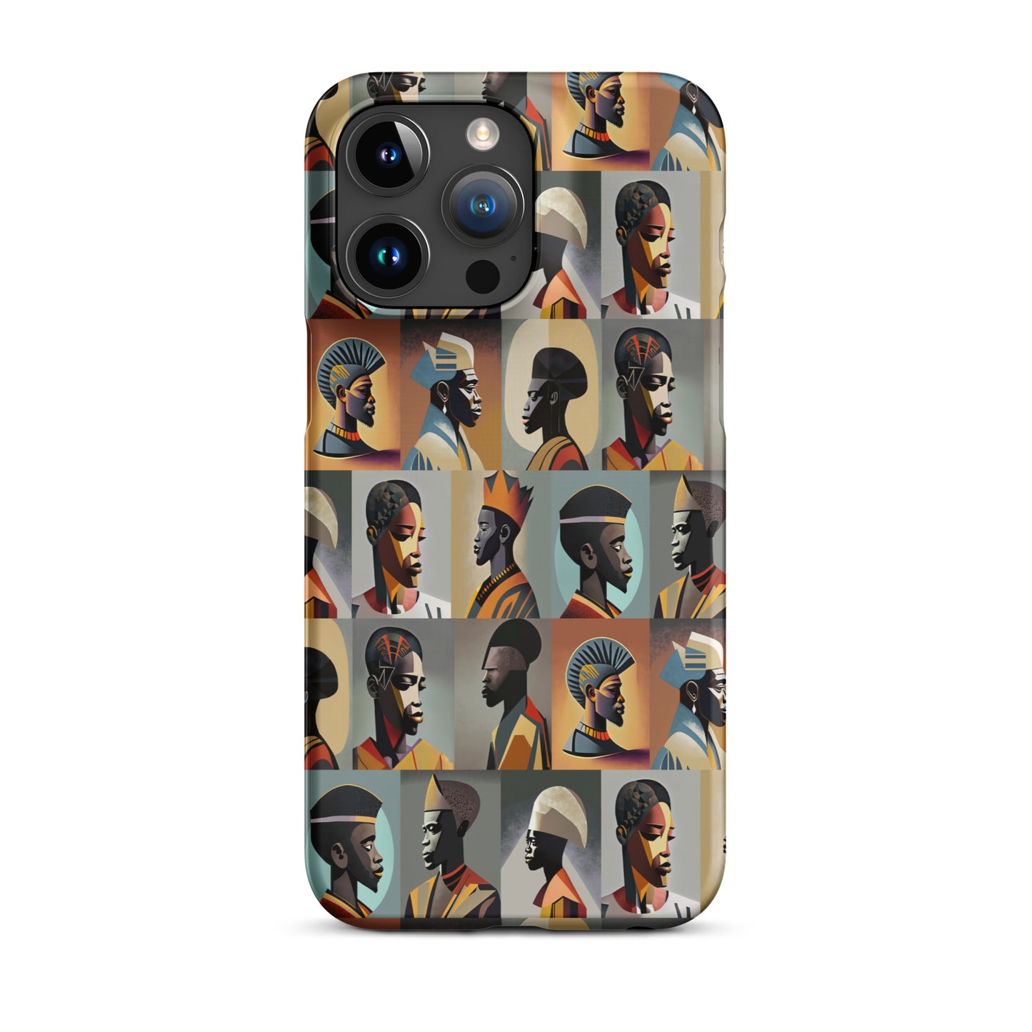 Snap case for iPhone® Kukloso Cubist Faces Collage No 24 - Free Shipping