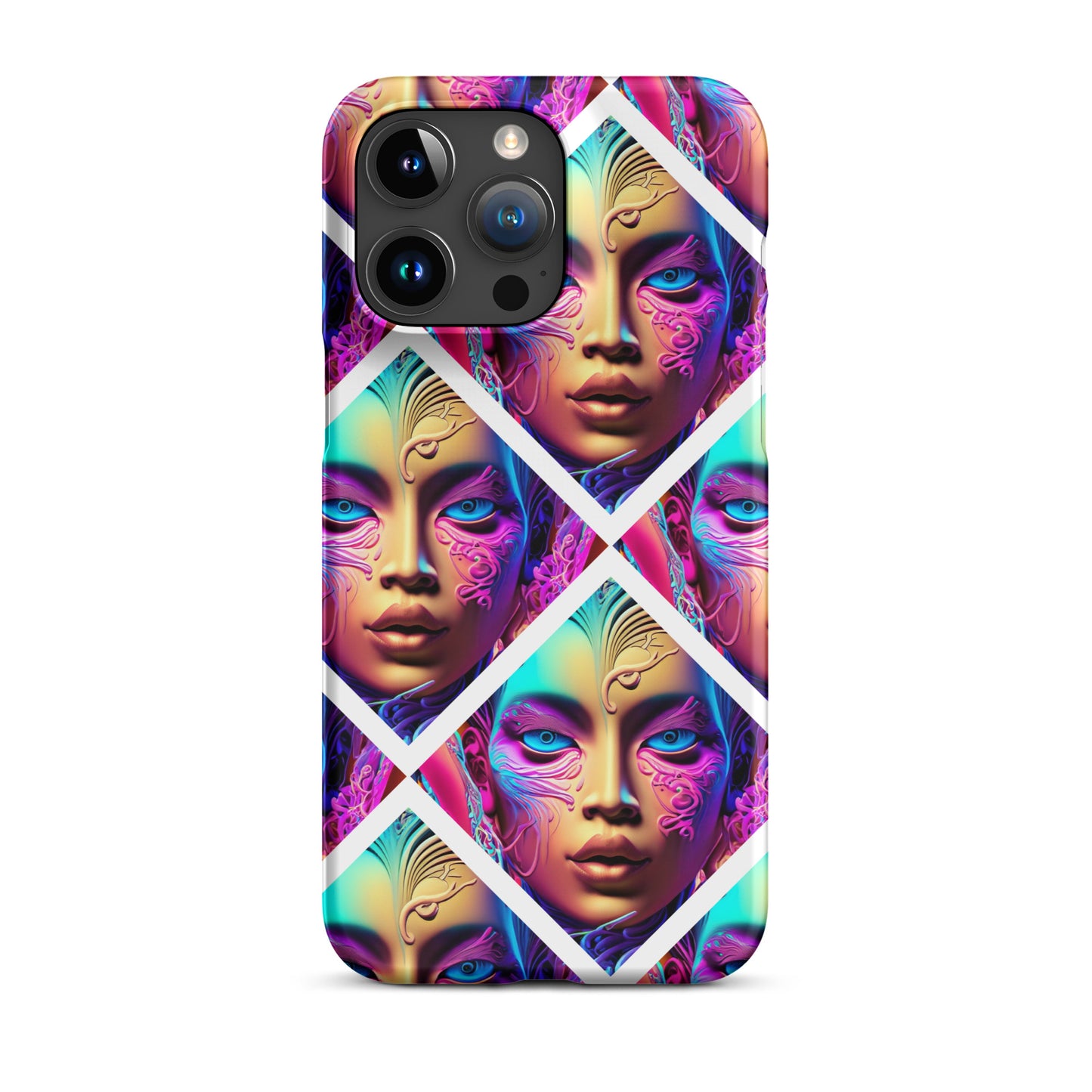 Snap case for iPhone® Kukloso Space Faces No 6 - Free Shipping