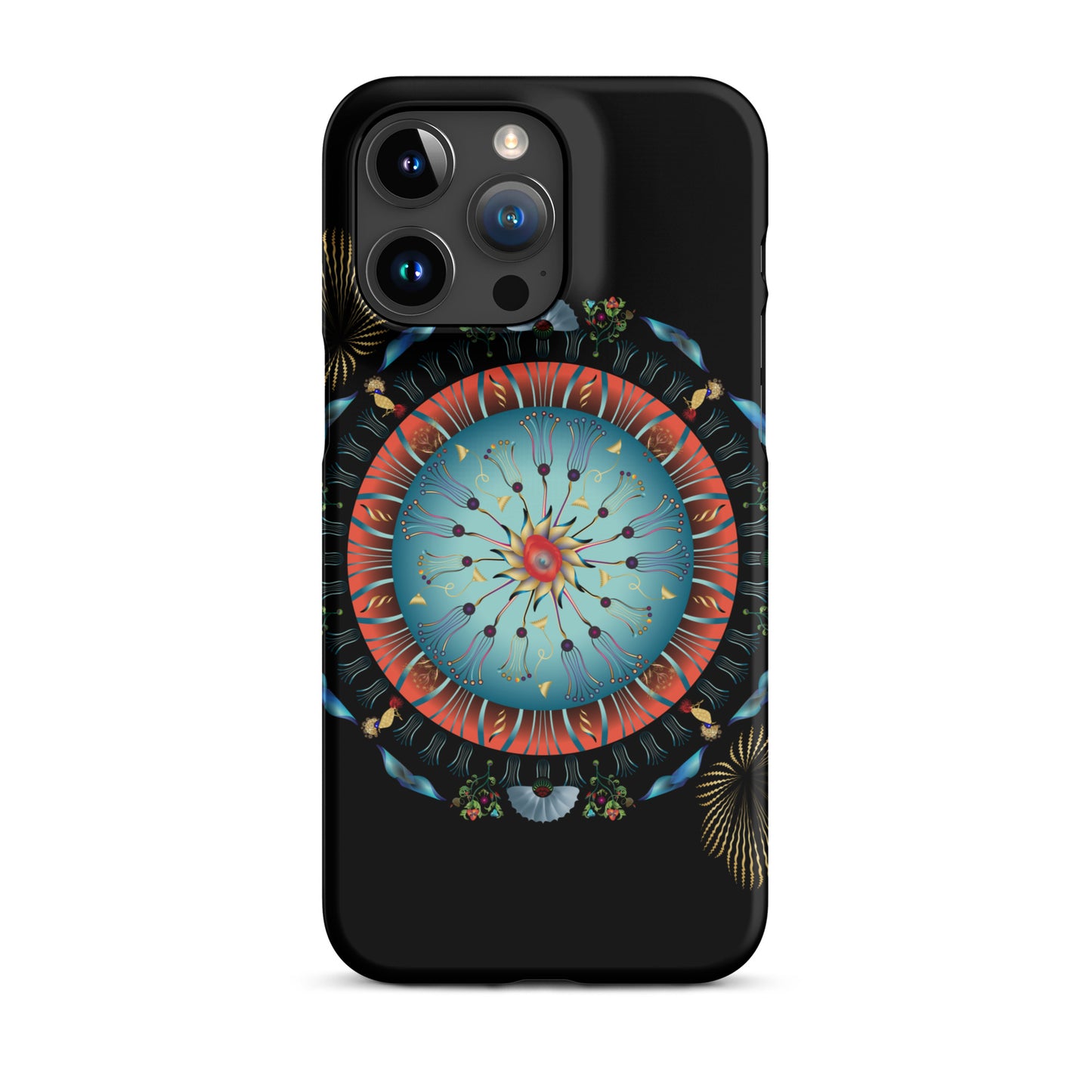 Snap case for iPhone® Kukloso OVC Mandala No 3136 - Free Shipping