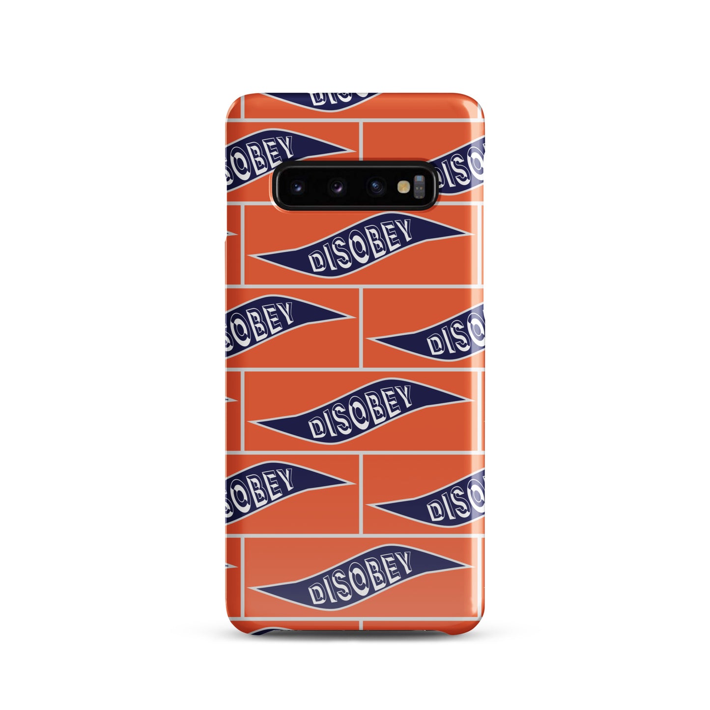 Snap case for Samsung® Kukloso Disobey Orange - Free Shipping