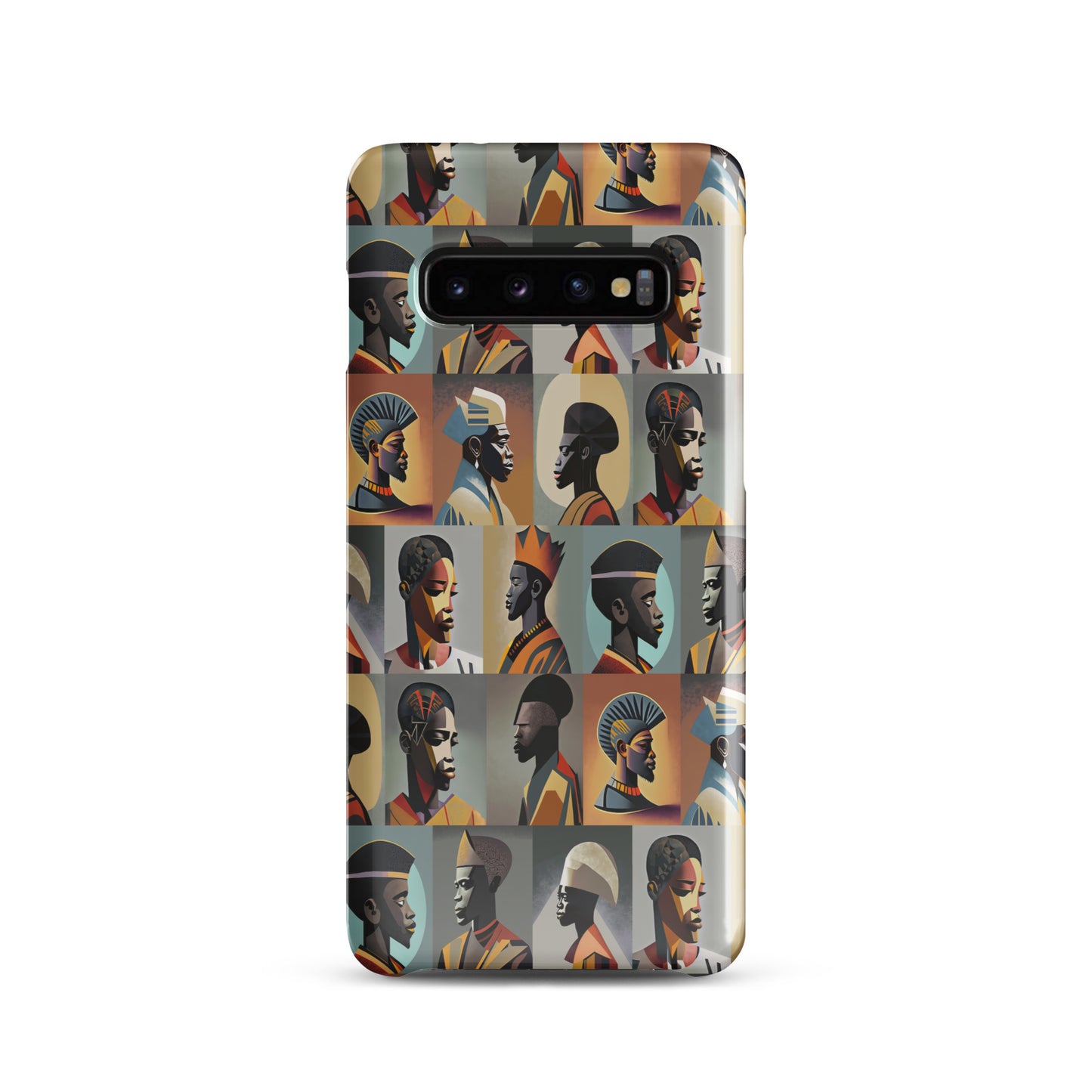 Snap case for Samsung® Kukloso Cubist Faces Collage No 24 - Free Shipping