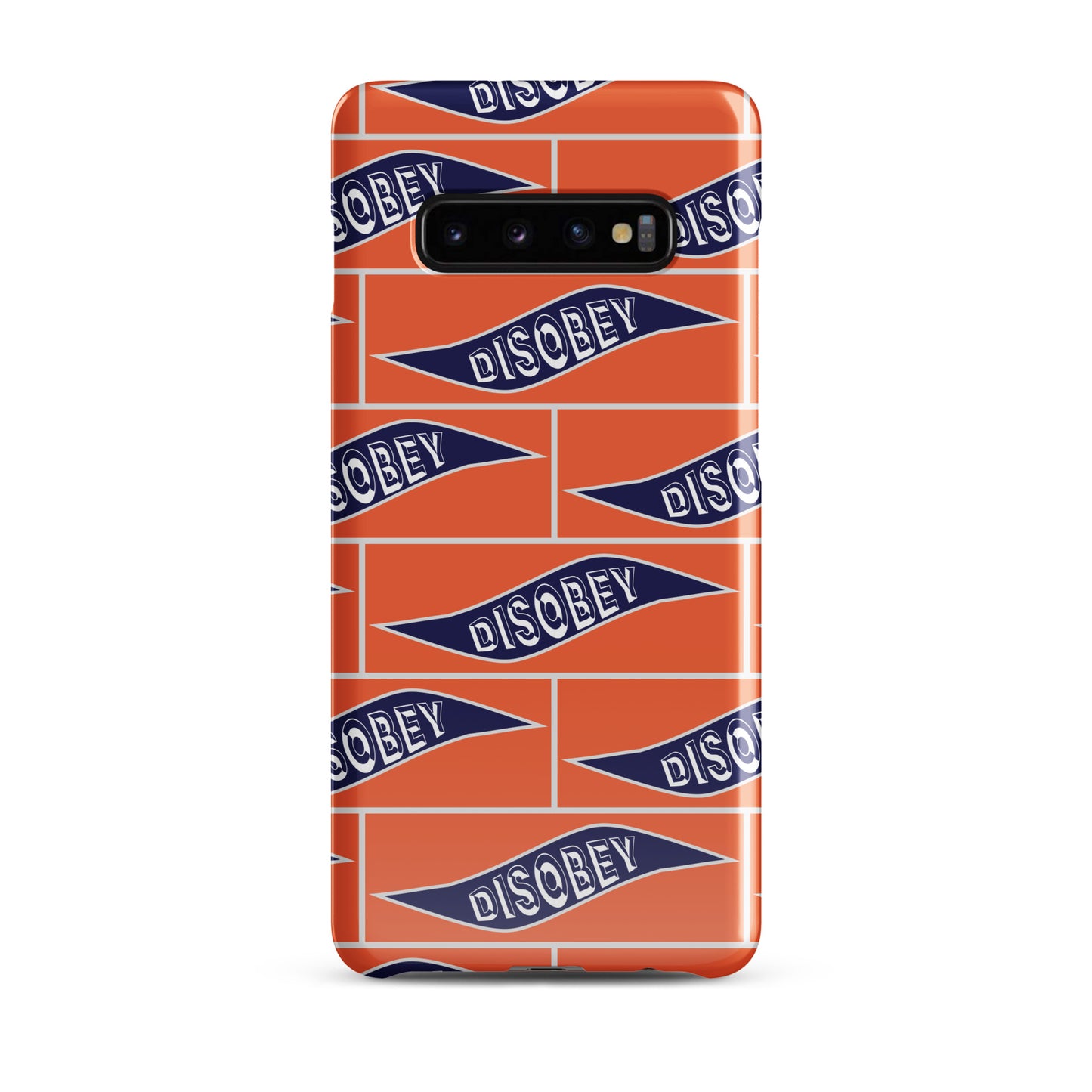 Snap case for Samsung® Kukloso Disobey Orange - Free Shipping