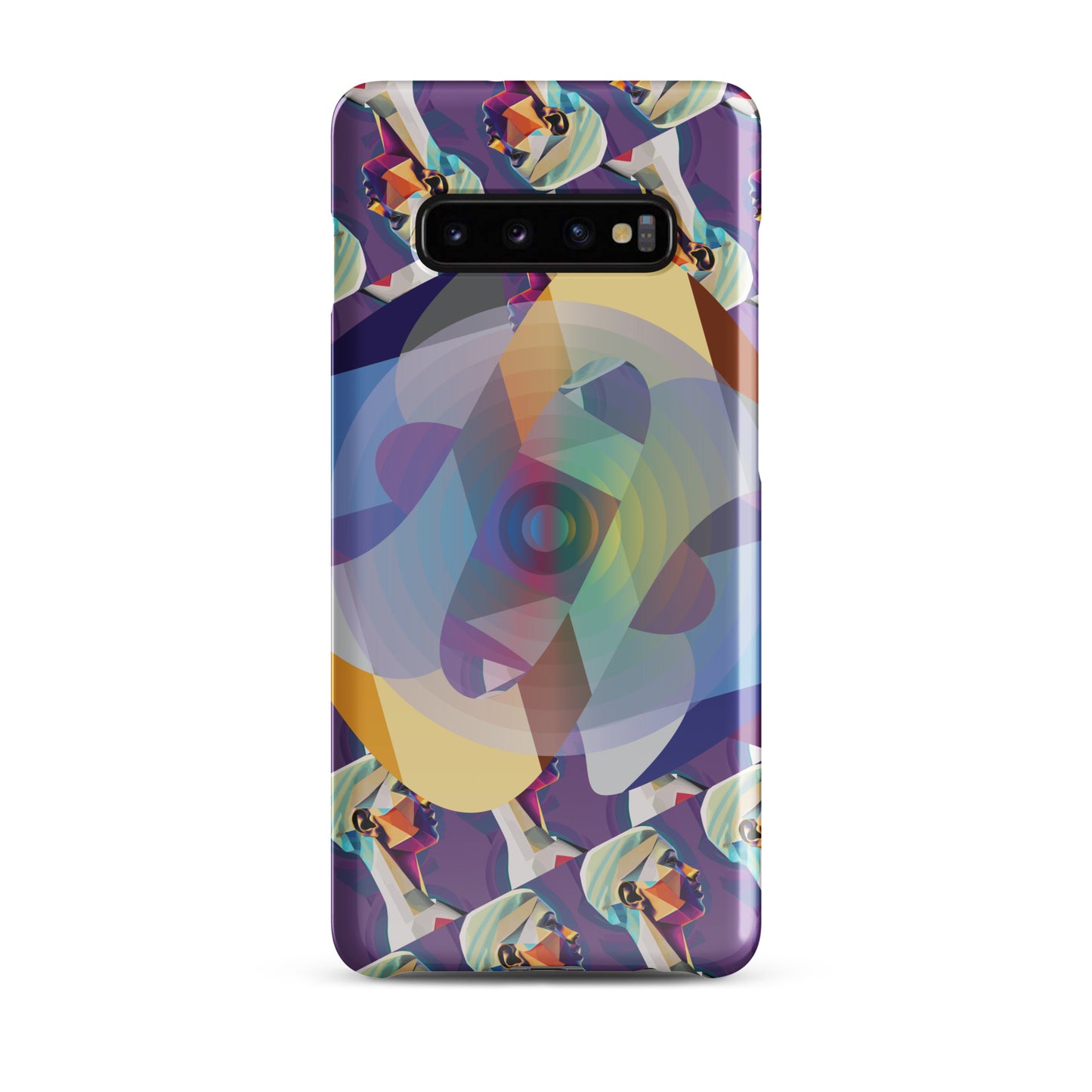 Snap case for Samsung® Kukloso Cubist Face Collage No 1 - Free