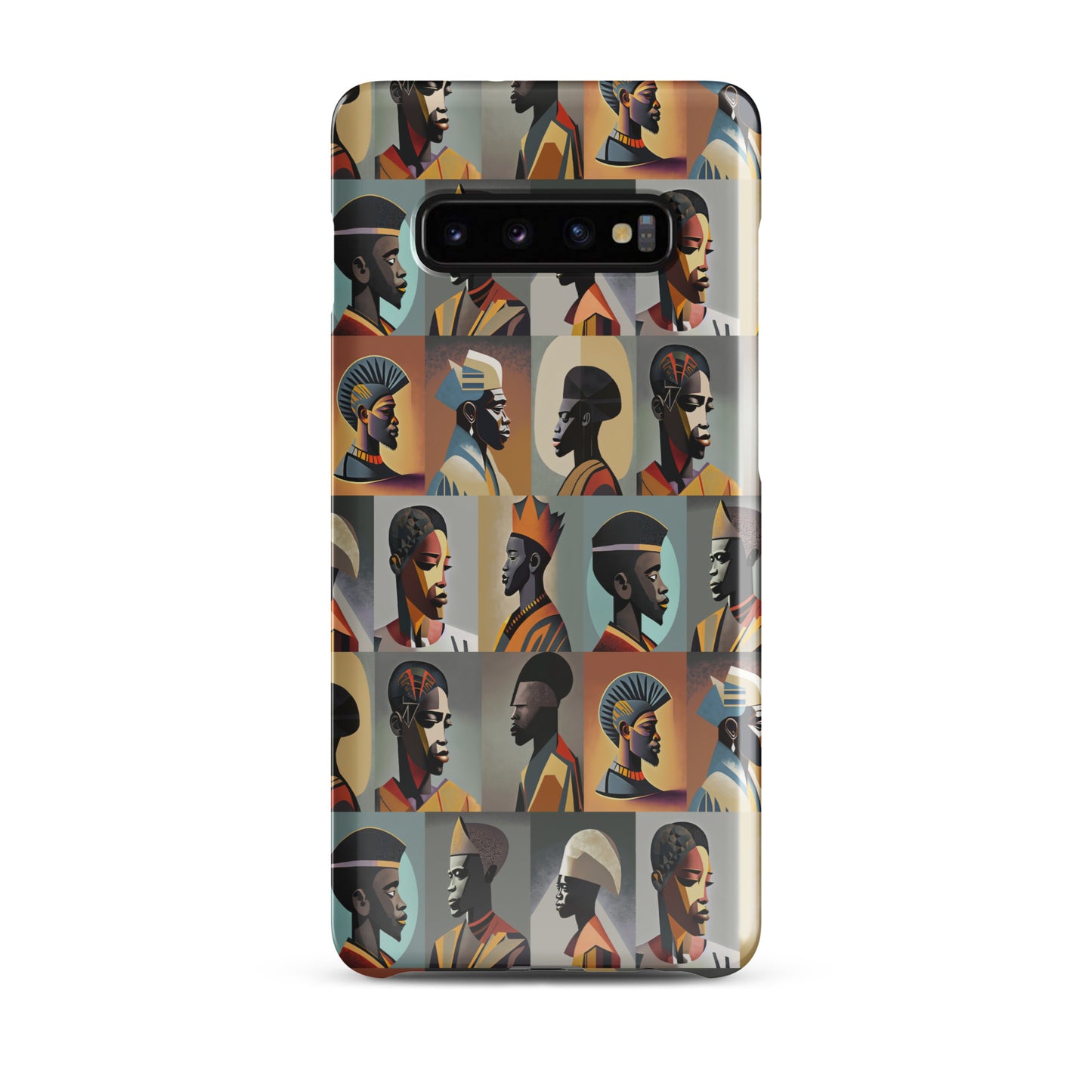 Snap case for Samsung® Kukloso Cubist Faces Collage No 24 - Free Shipping