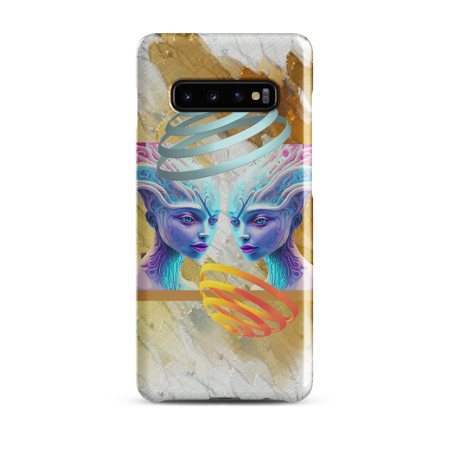 Snap case for Samsung® Kukloso Space Faces No 19 - Free Shipping - Free Shipping