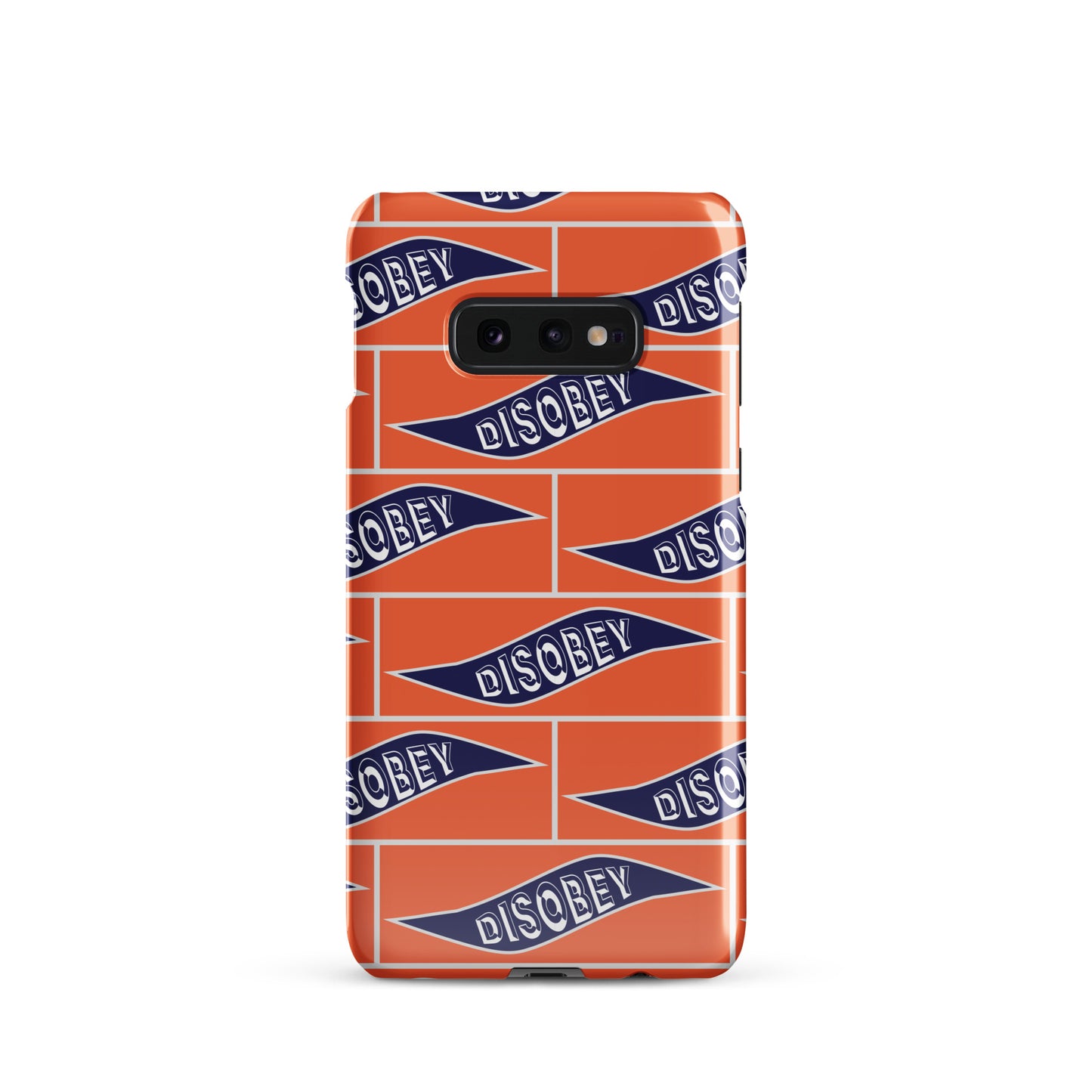 Snap case for Samsung® Kukloso Disobey Orange - Free Shipping