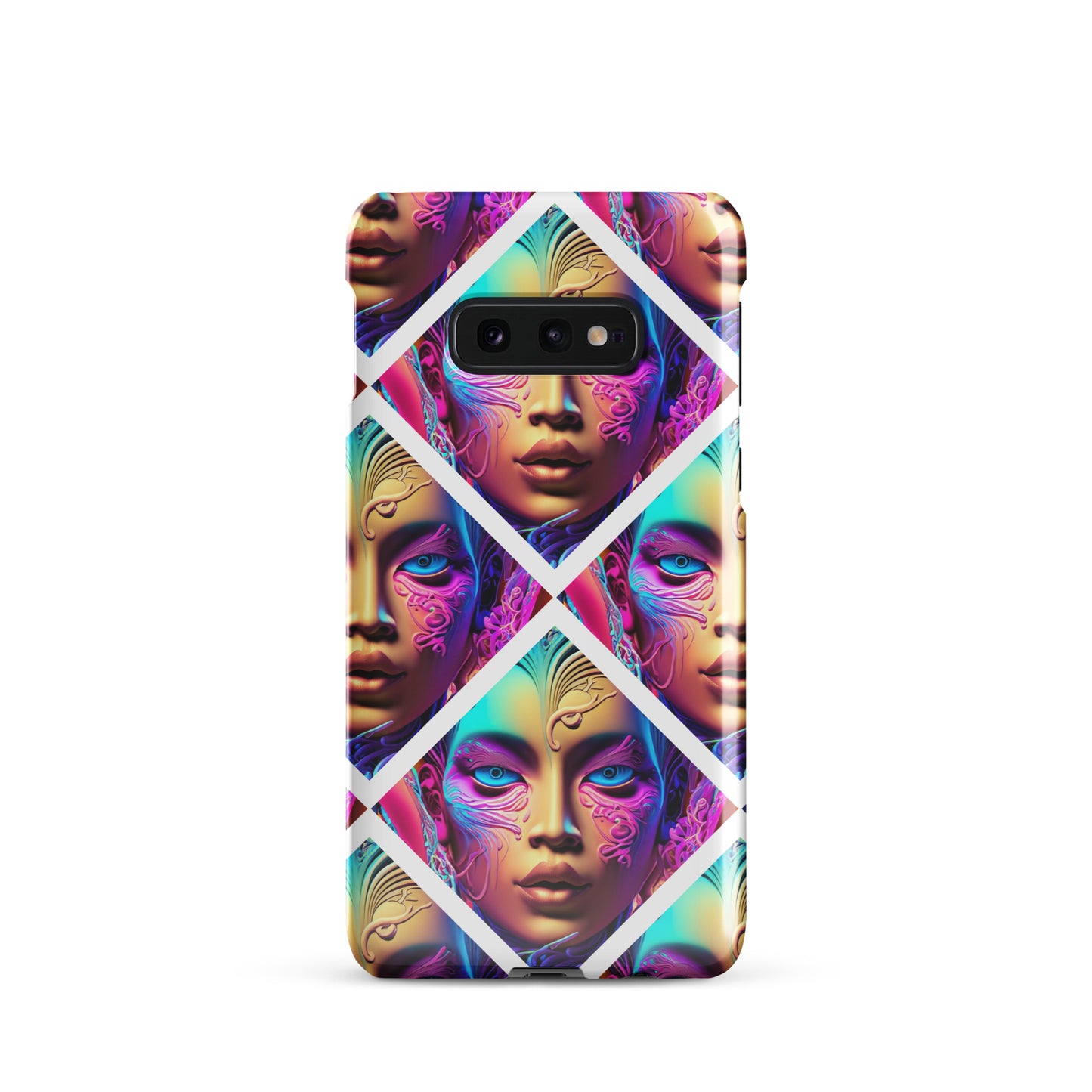 Snap case for Samsung® Kukloso Space Faces No 6 - Free Shipping