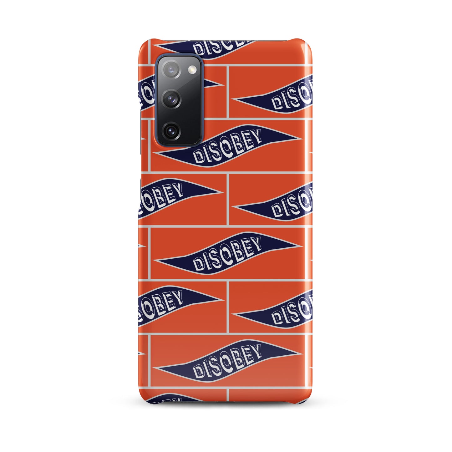 Snap case for Samsung® Kukloso Disobey Orange - Free Shipping