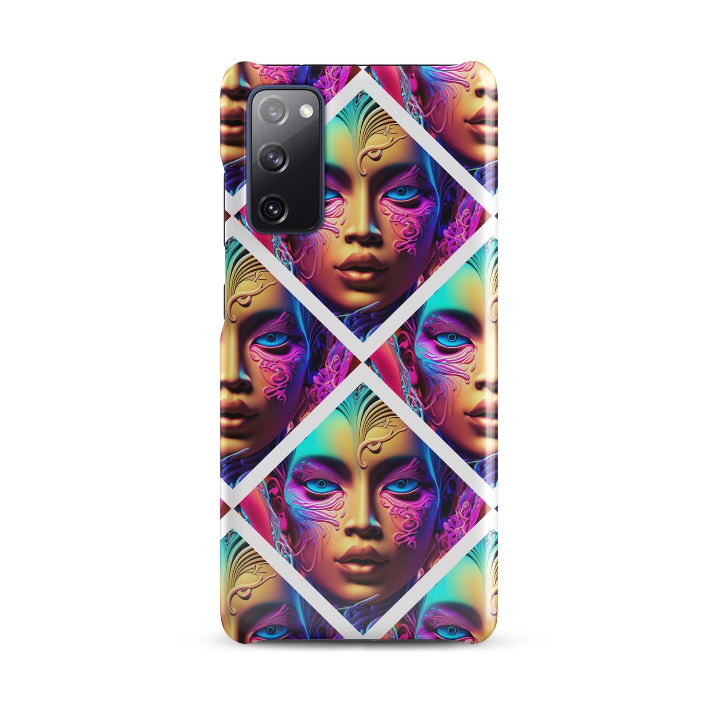 Snap case for Samsung® Kukloso Space Faces No 6 - Free Shipping