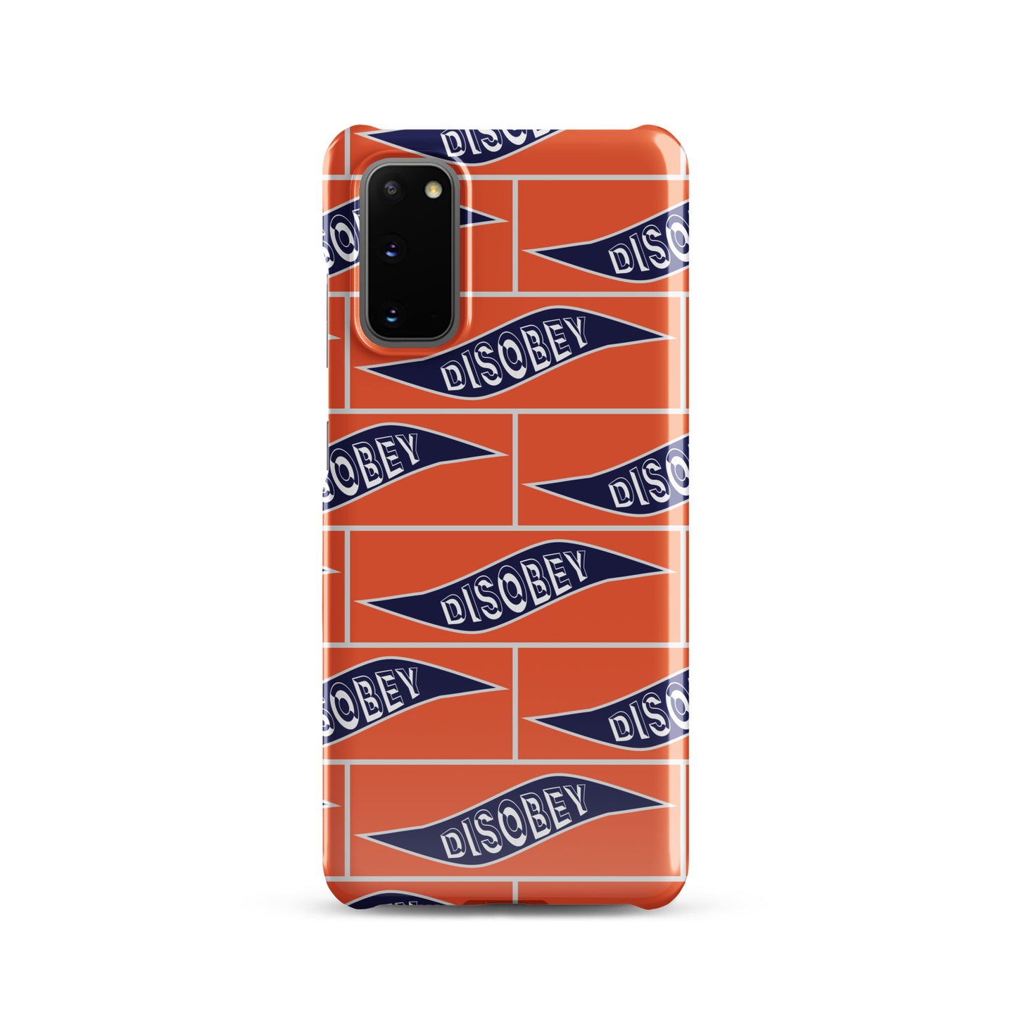 Snap case for Samsung® Kukloso Disobey Orange - Free Shipping