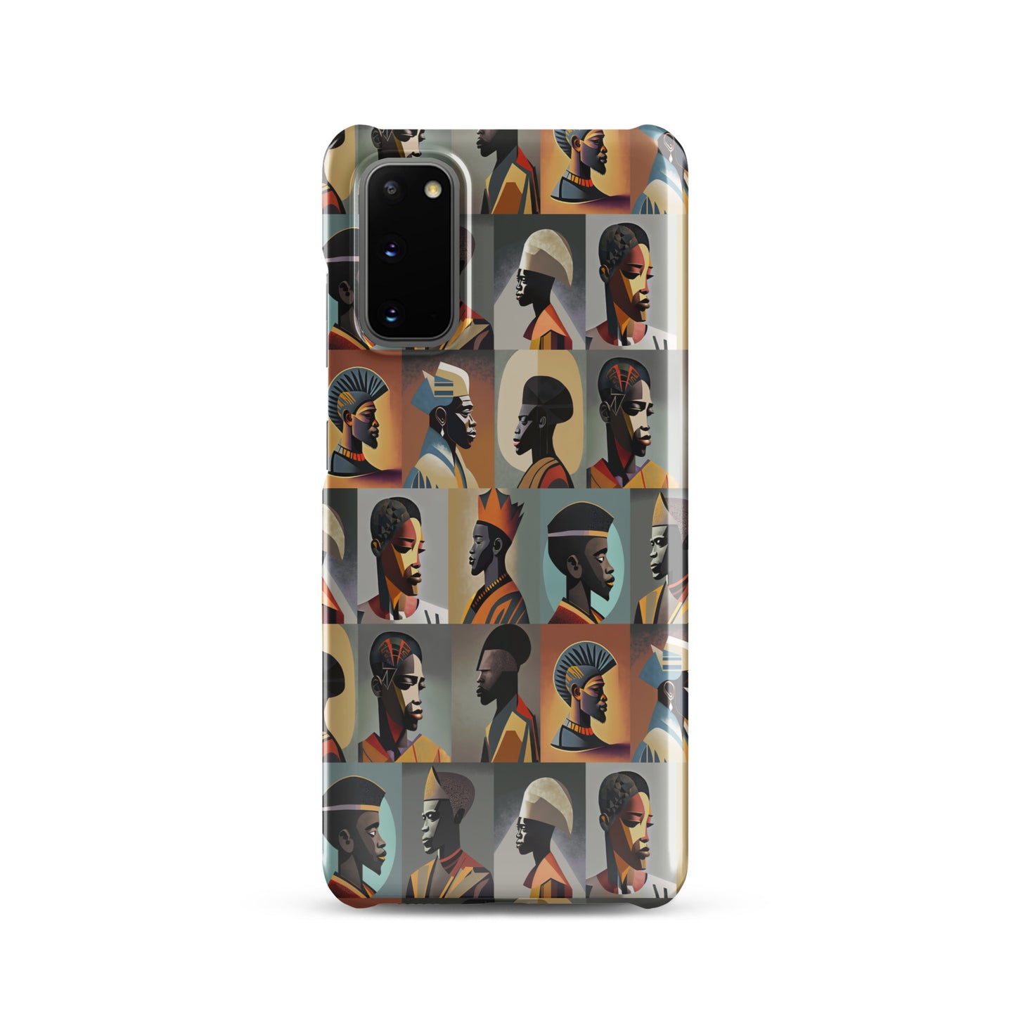 Snap case for Samsung® Kukloso Cubist Faces Collage No 24 - Free Shipping