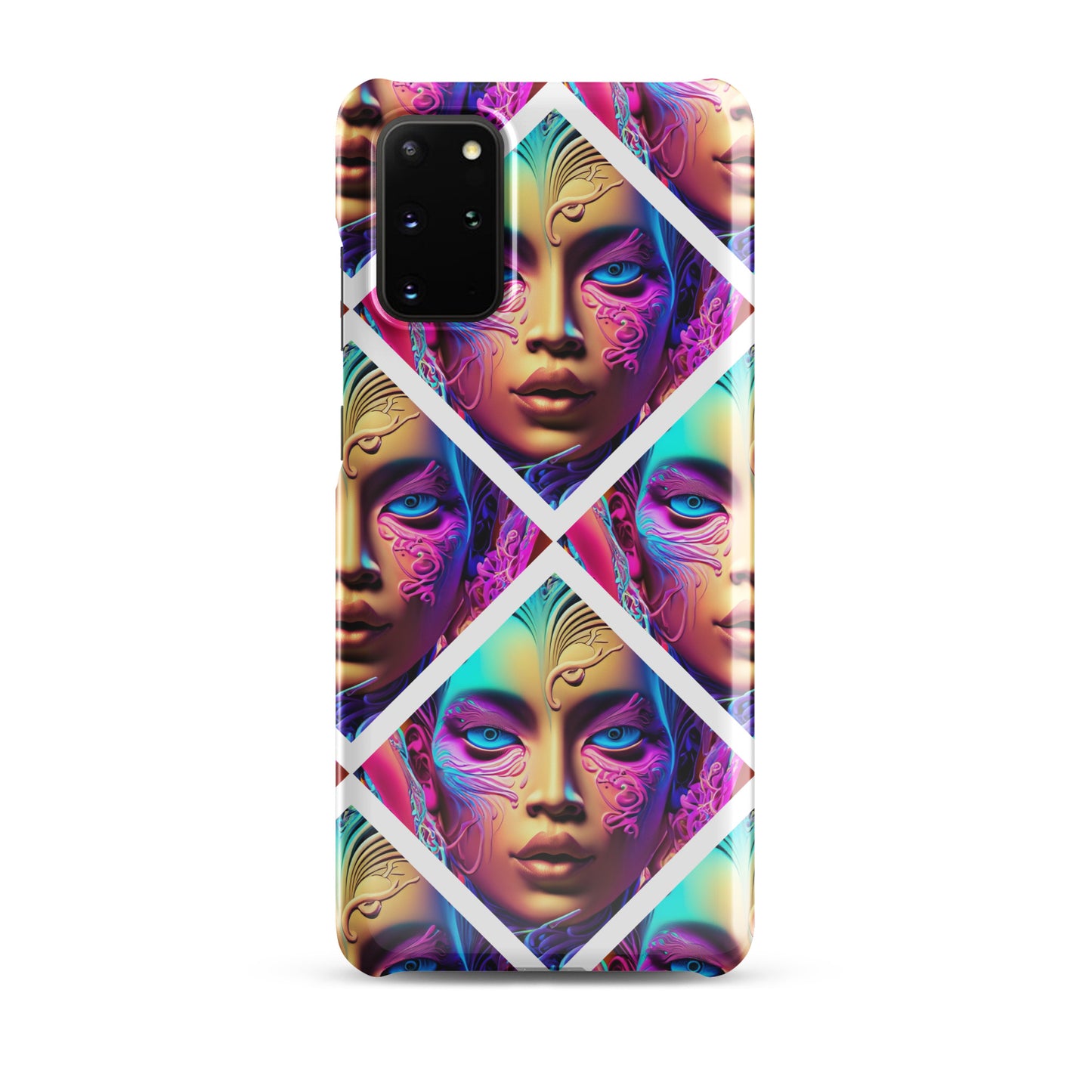 Snap case for Samsung® Kukloso Space Faces No 6 - Free Shipping