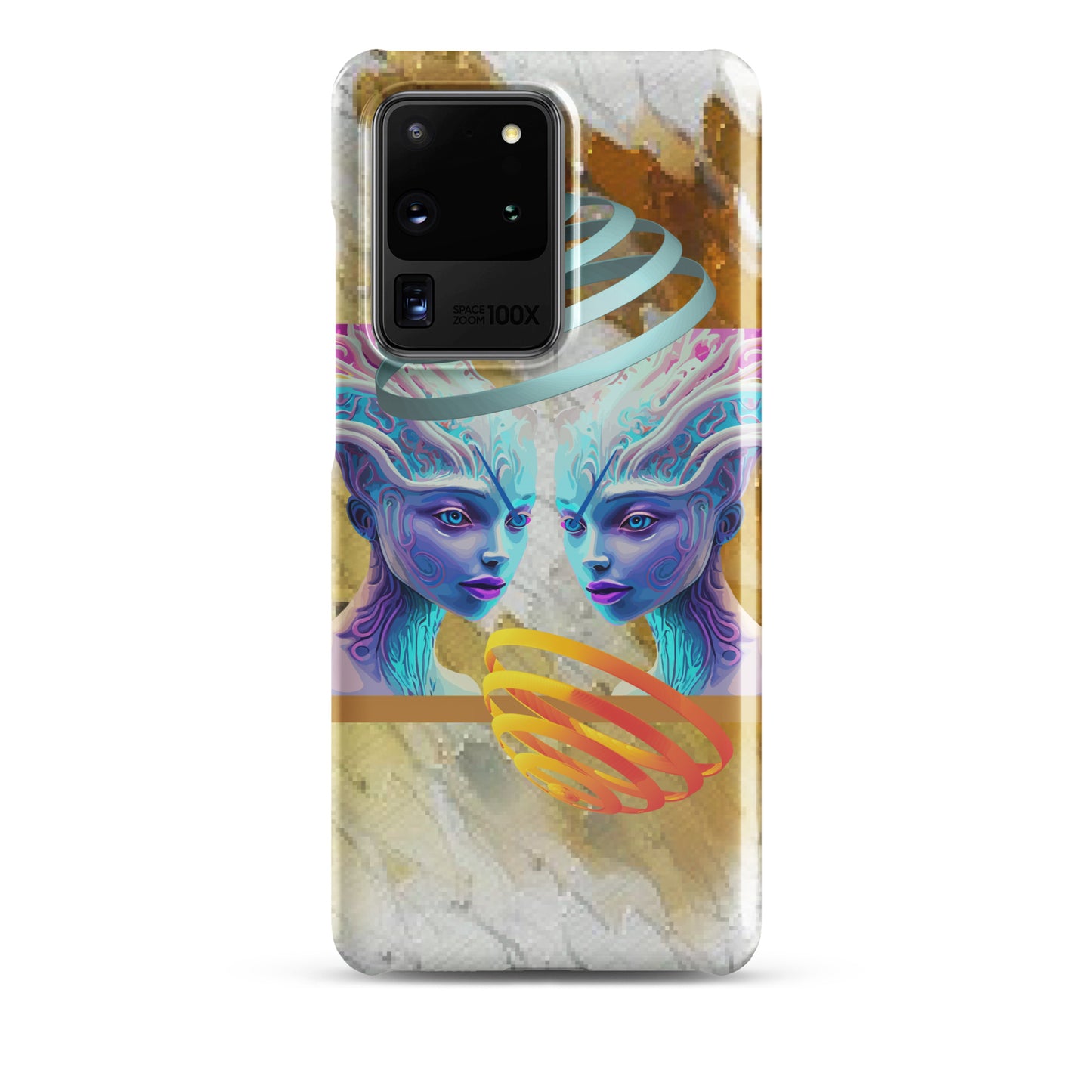 Snap case for Samsung® Kukloso Space Faces No 19 - Free Shipping - Free Shipping