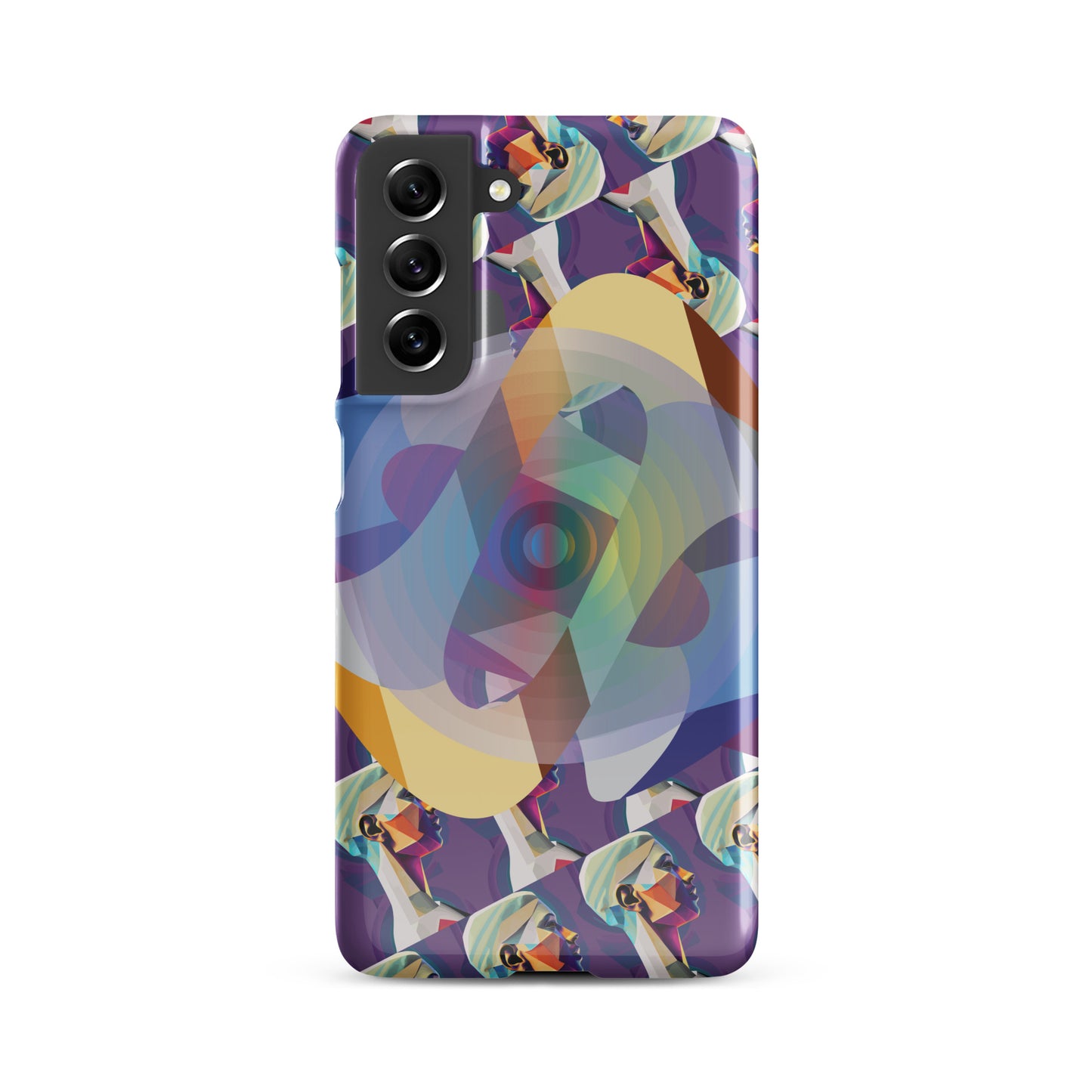 Snap case for Samsung® Kukloso Cubist Face Collage No 1 - Free