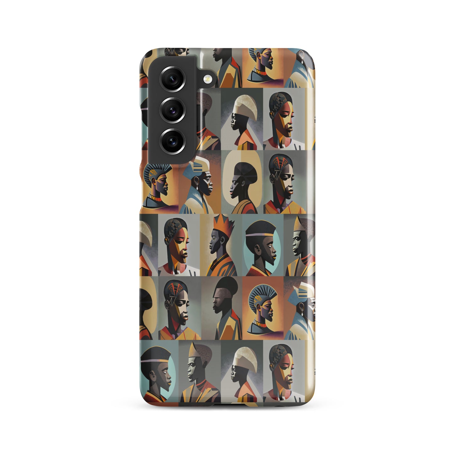 Snap case for Samsung® Kukloso Cubist Faces Collage No 24 - Free Shipping