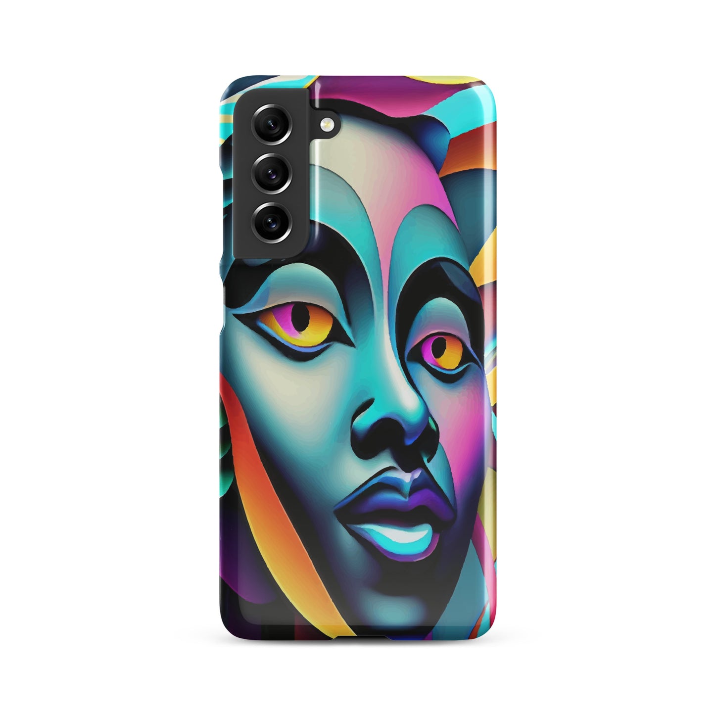 Snap case for Samsung® Kukloso Cubist Faces No 2 - Free Shipping