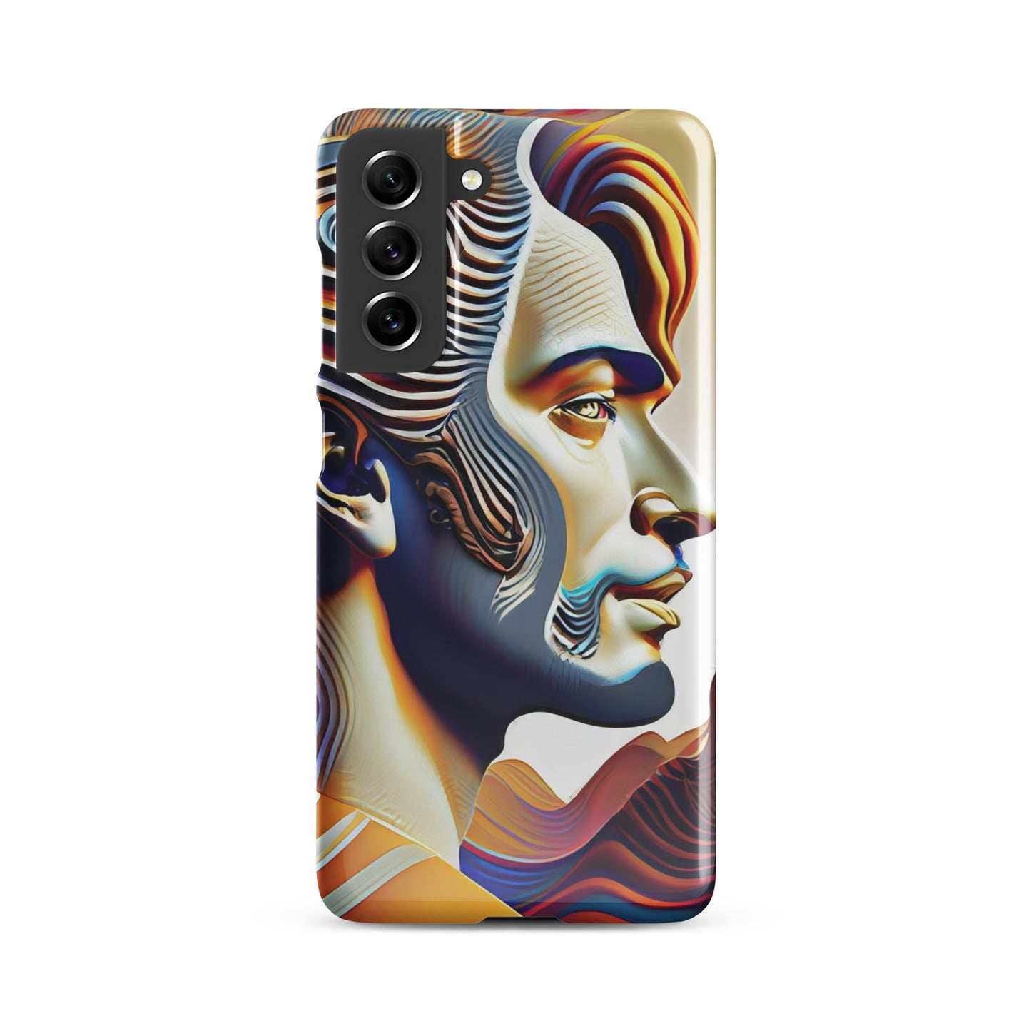 Snap case for Samsung® Kukloso Cubist Faces No 19 - Free Shipping