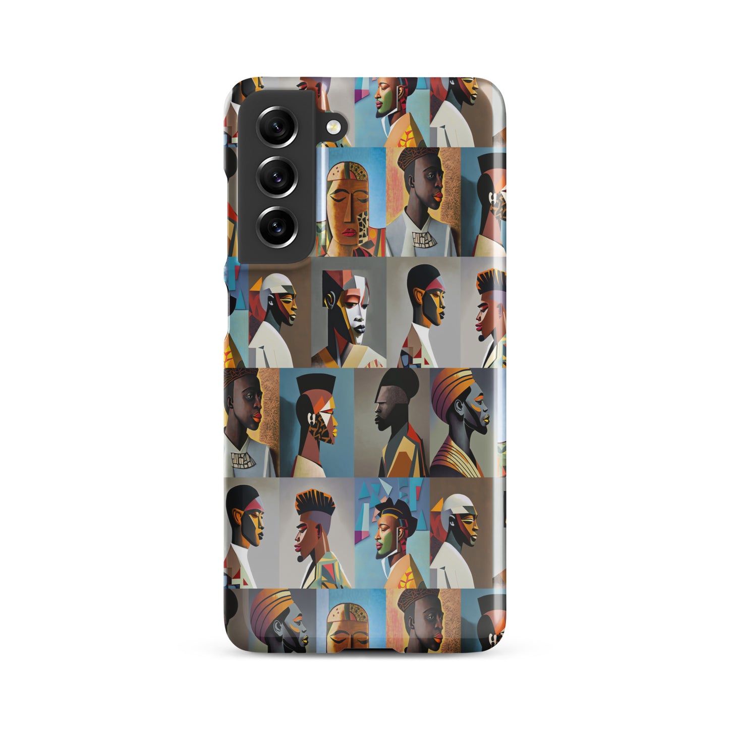 Snap case for Samsung® Kukloso Cubist Faces No 23 - Free Shipping