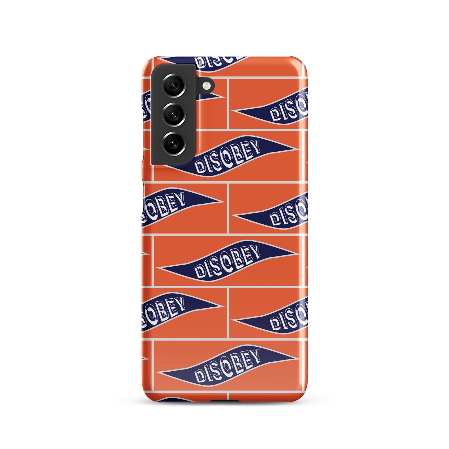 Snap case for Samsung® Kukloso Disobey Orange - Free Shipping