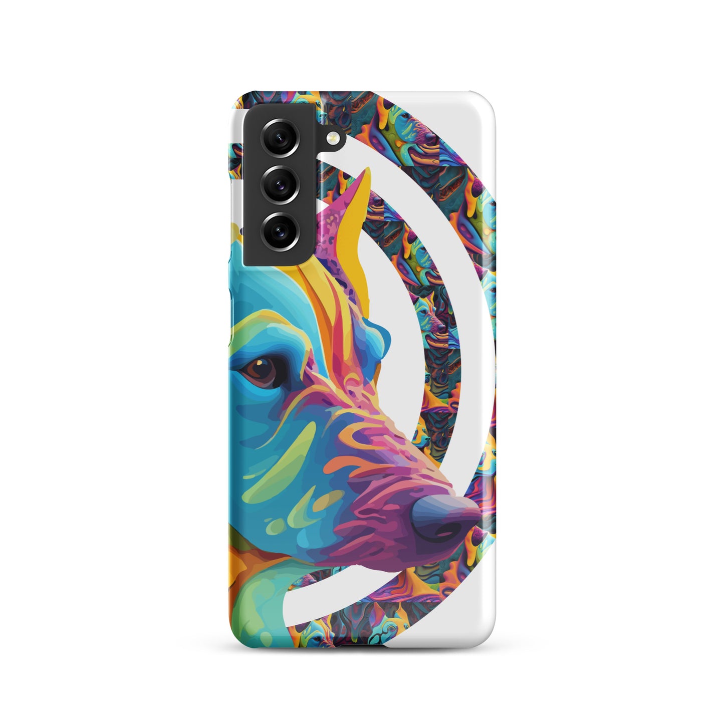 Snap case for Samsung® Kukloso German Sheperd Liquid Color Series No 1 - Free Shipping