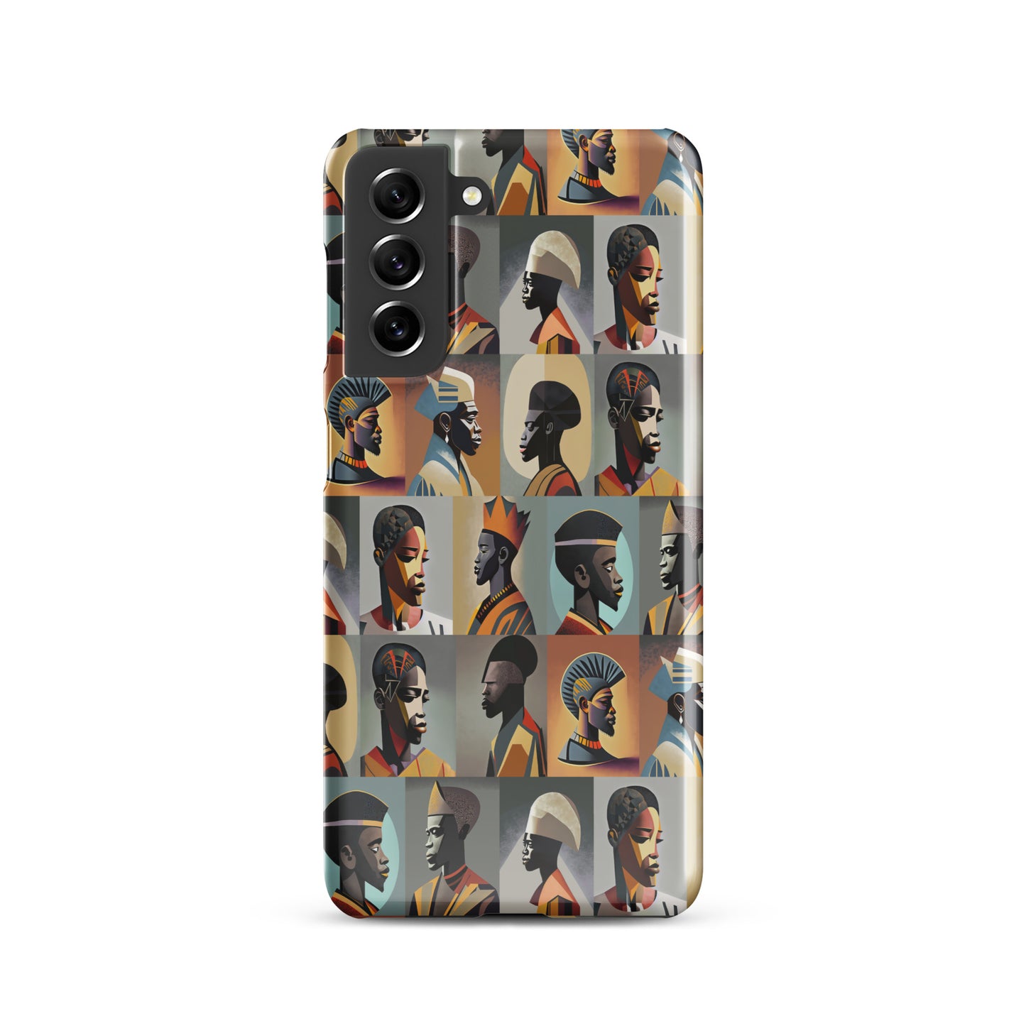 Snap case for Samsung® Kukloso Cubist Faces Collage No 24 - Free Shipping