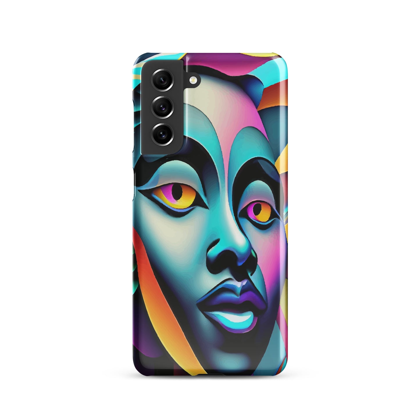 Snap case for Samsung® Kukloso Cubist Faces No 2 - Free Shipping