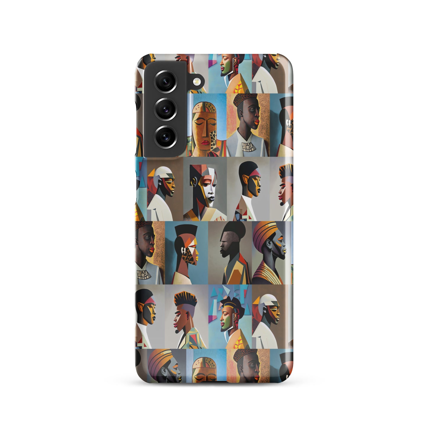 Snap case for Samsung® Kukloso Cubist Faces No 23 - Free Shipping