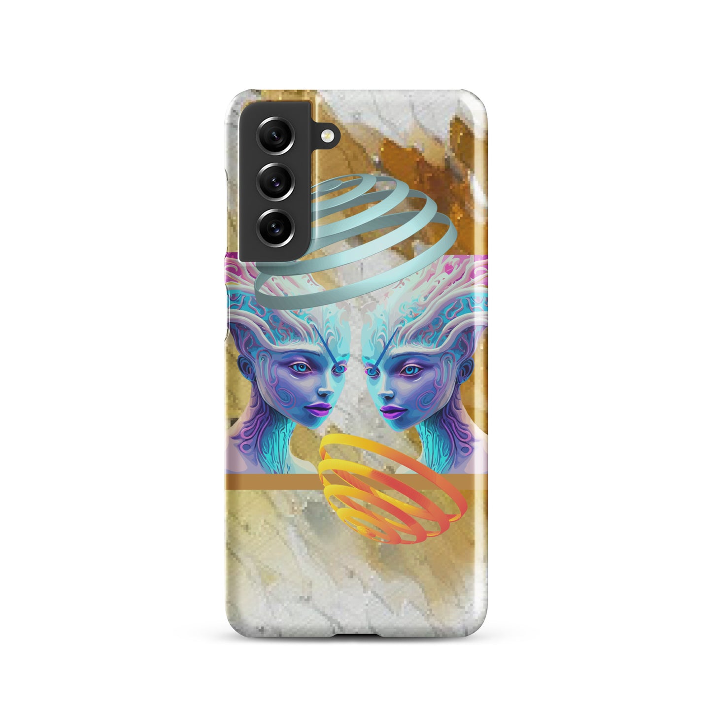 Snap case for Samsung® Kukloso Space Faces No 19 - Free Shipping - Free Shipping