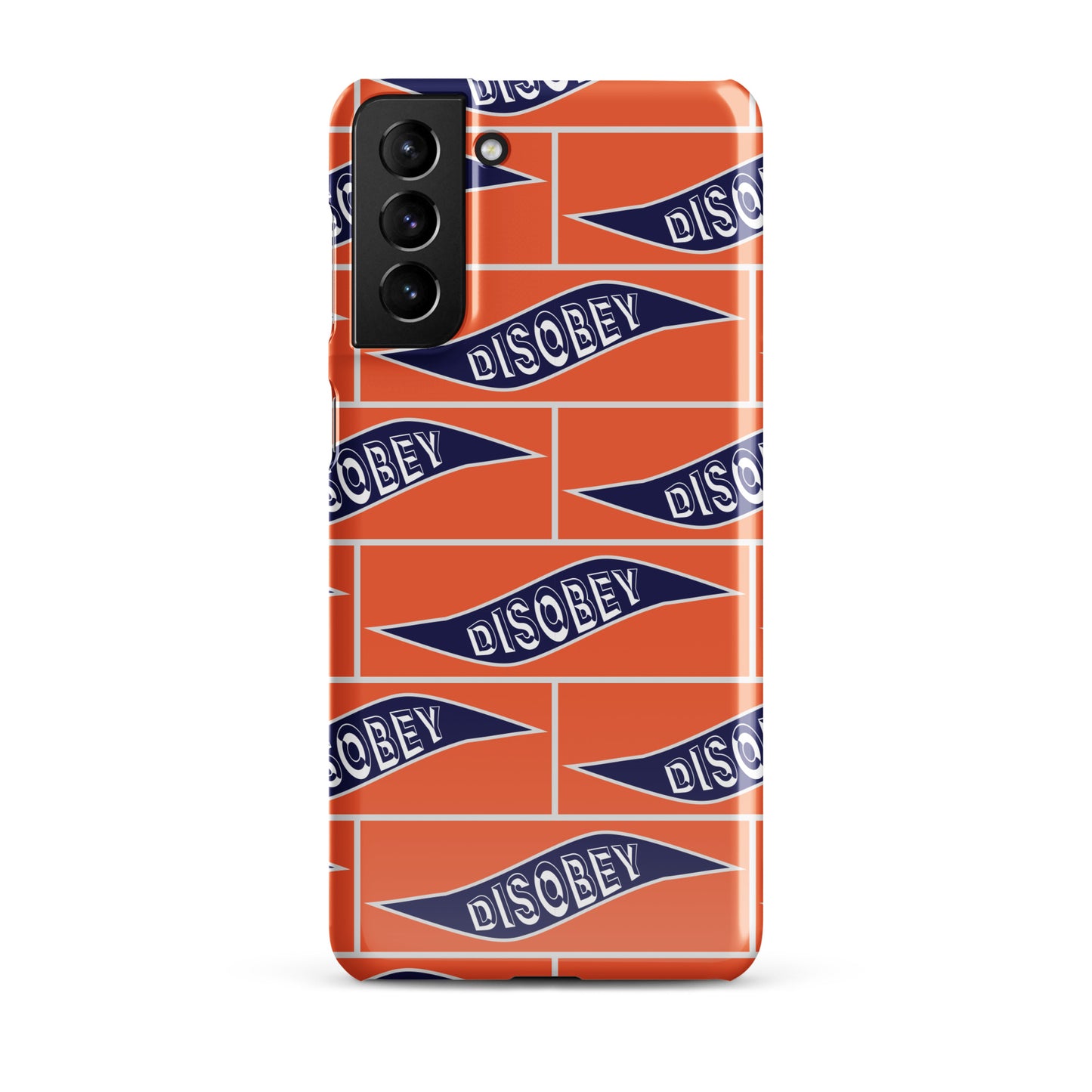 Snap case for Samsung® Kukloso Disobey Orange - Free Shipping