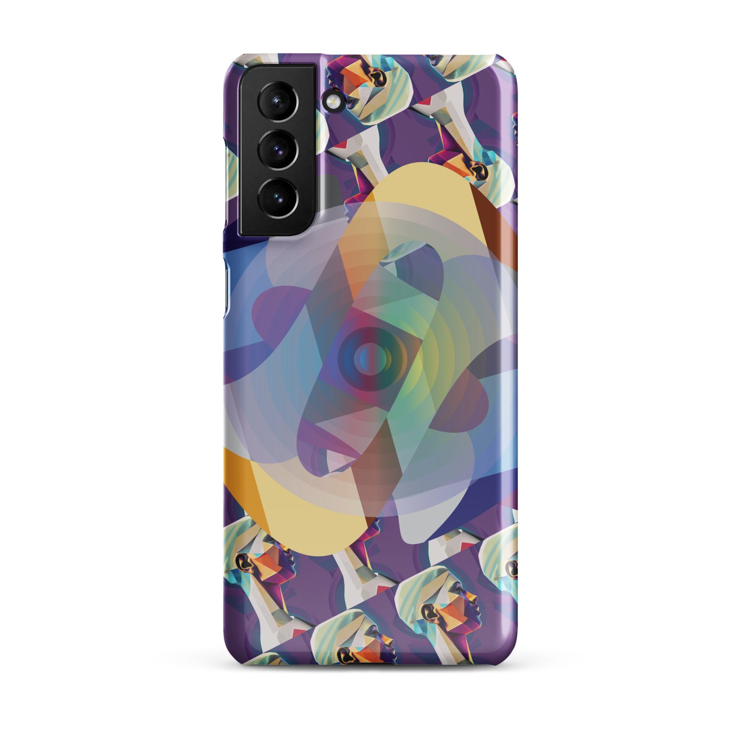 Snap case for Samsung® Kukloso Cubist Face Collage No 1 - Free