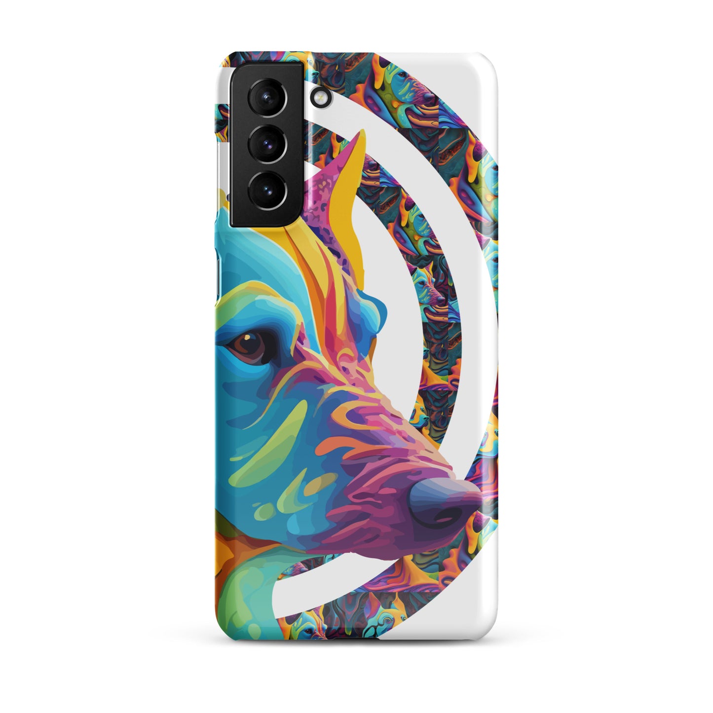 Snap case for Samsung® Kukloso German Sheperd Liquid Color Series No 1 - Free Shipping