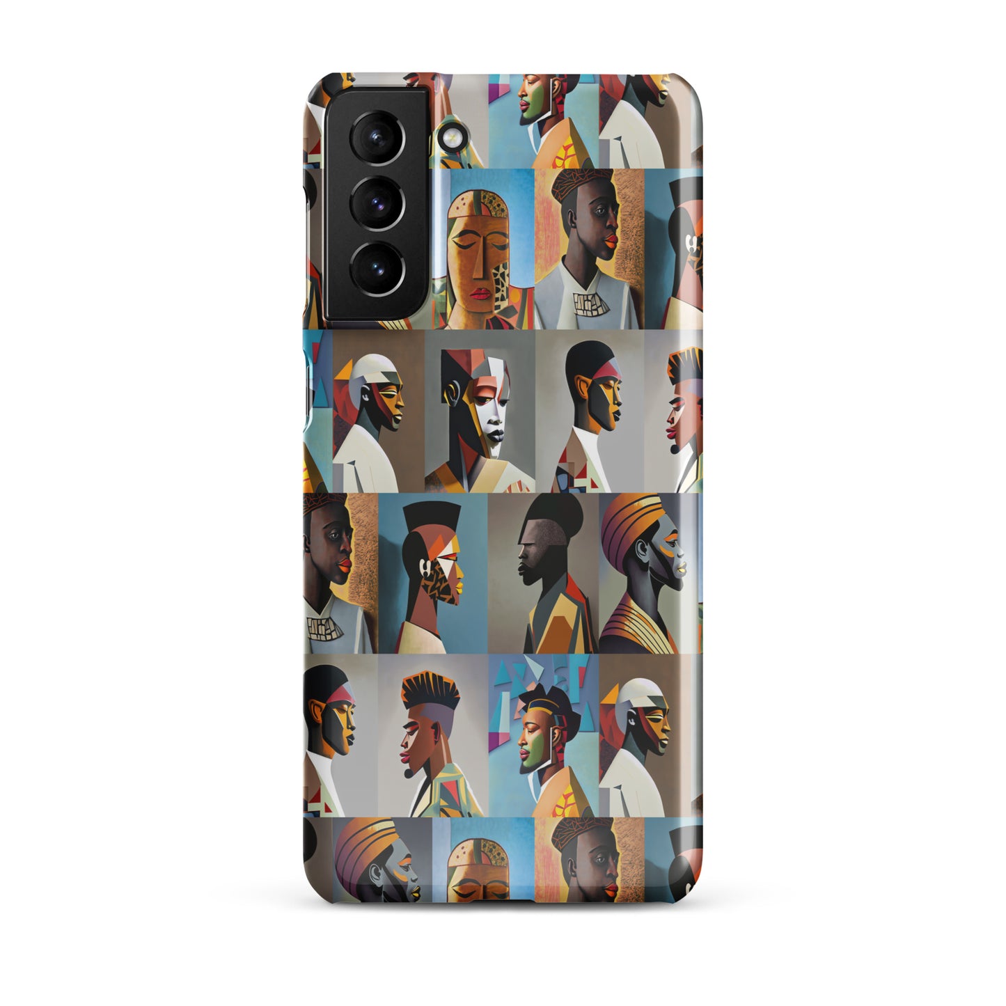 Snap case for Samsung® Kukloso Cubist Faces No 23 - Free Shipping