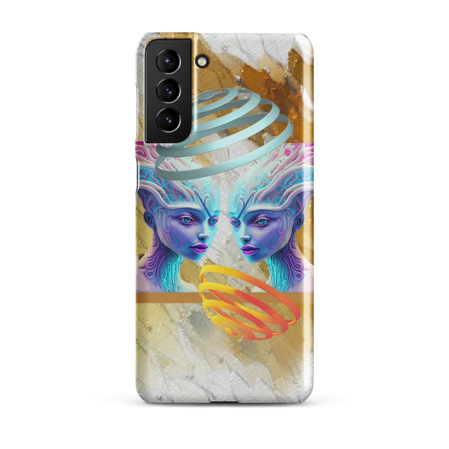 Snap case for Samsung® Kukloso Space Faces No 19 - Free Shipping - Free Shipping