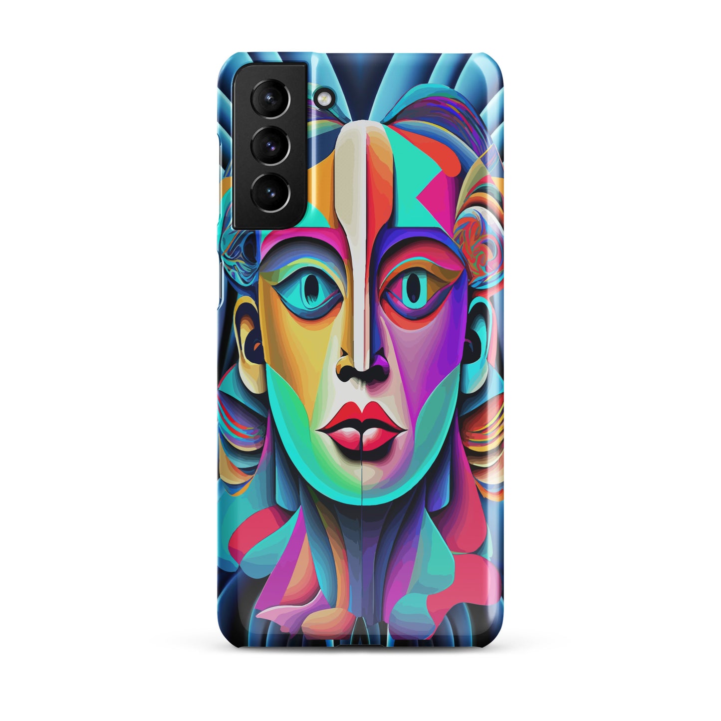 Snap case for Samsung® Kukloso Cubist Faces No 39 - Free Shipping