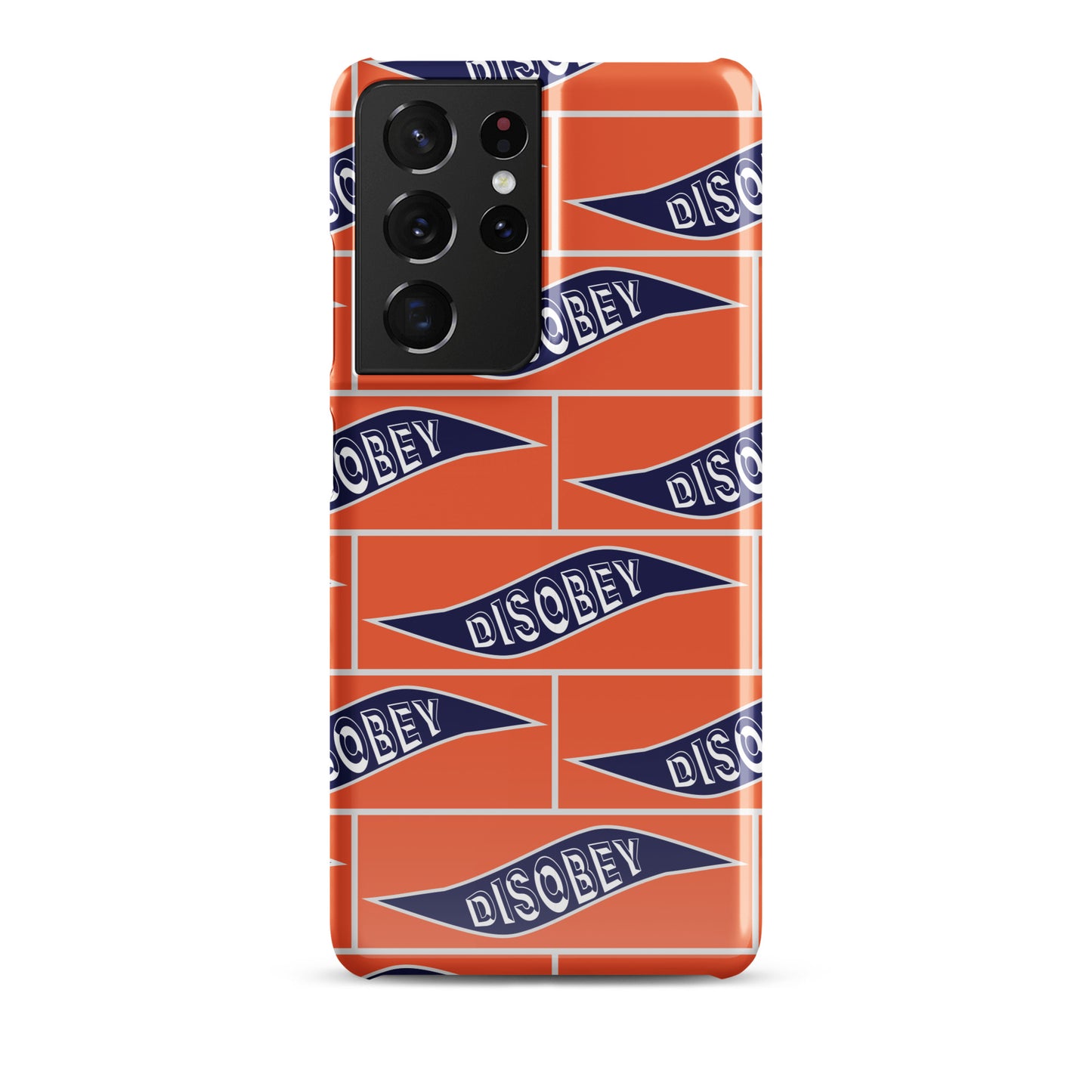 Snap case for Samsung® Kukloso Disobey Orange - Free Shipping