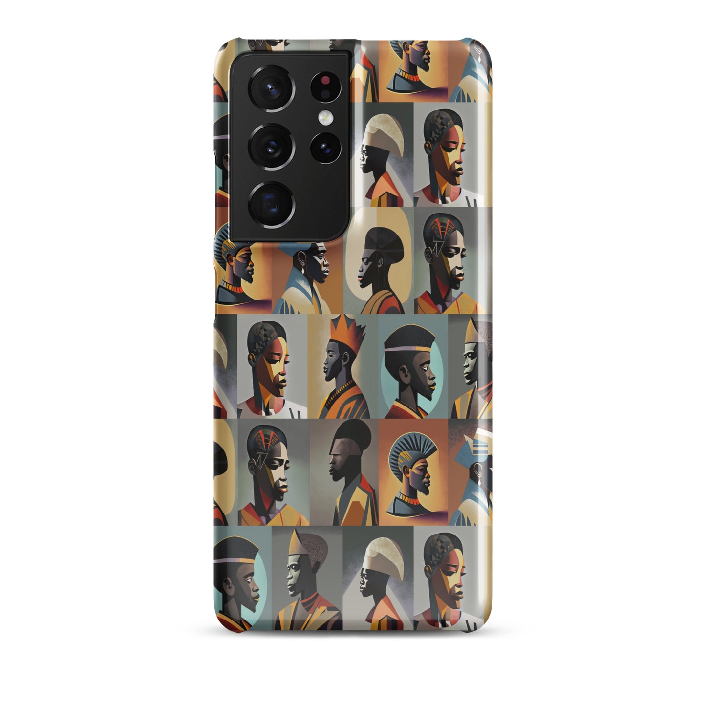 Snap case for Samsung® Kukloso Cubist Faces Collage No 24 - Free Shipping