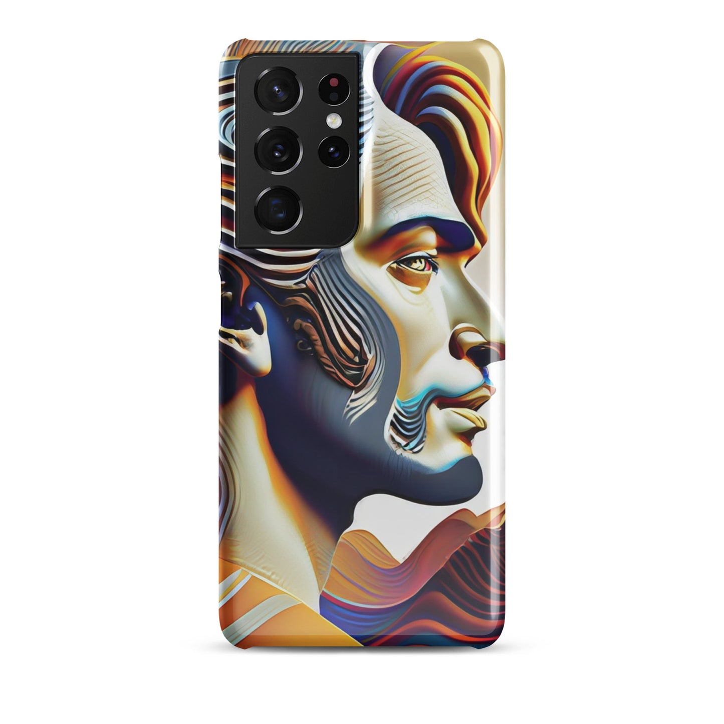 Snap case for Samsung® Kukloso Cubist Faces No 19 - Free Shipping