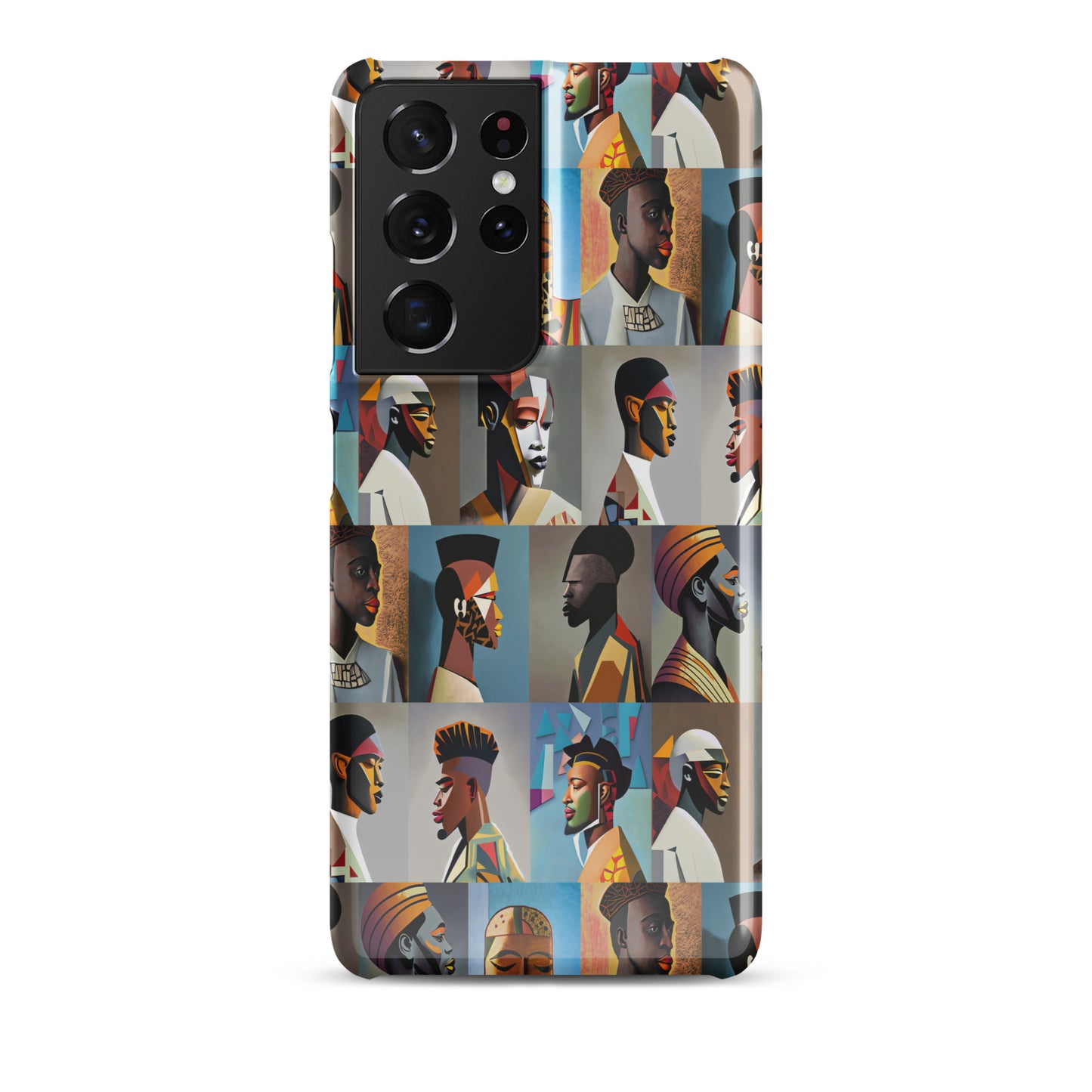 Snap case for Samsung® Kukloso Cubist Faces No 23 - Free Shipping