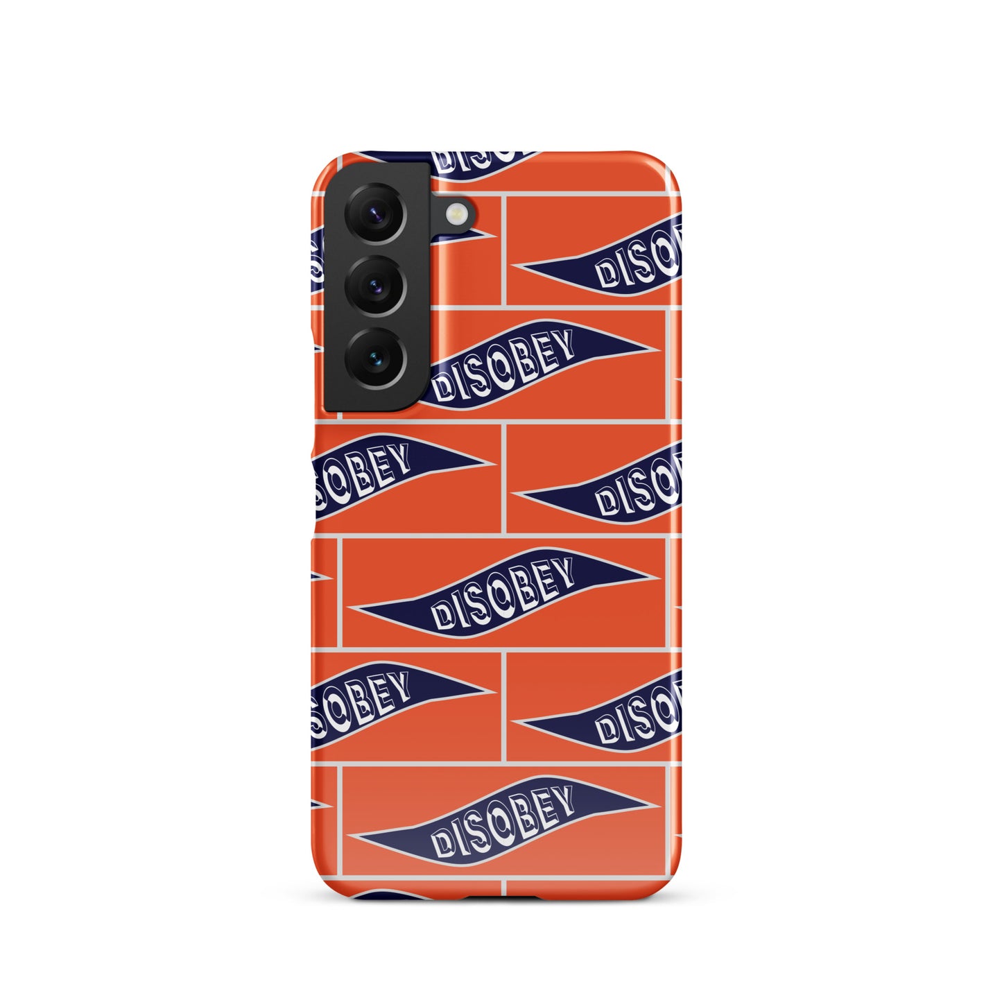 Snap case for Samsung® Kukloso Disobey Orange - Free Shipping