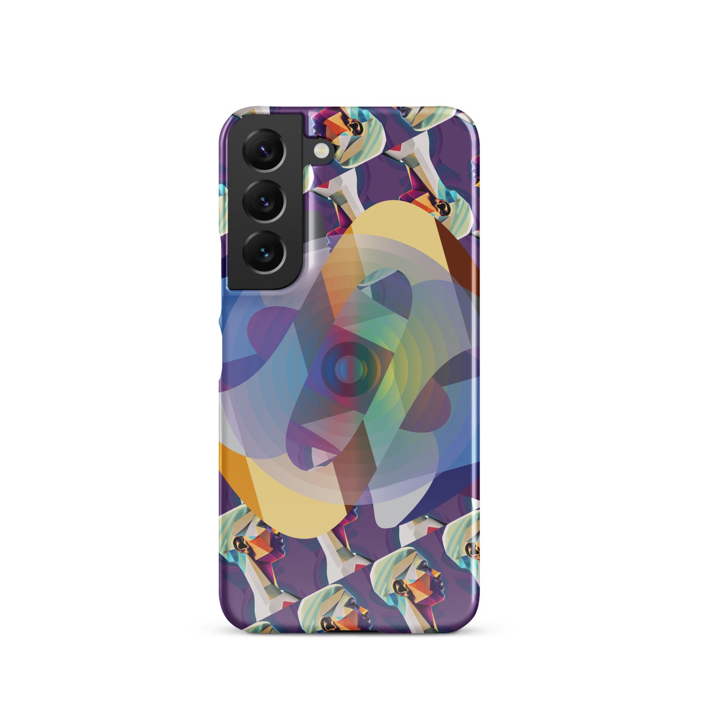 Snap case for Samsung® Kukloso Cubist Face Collage No 1 - Free