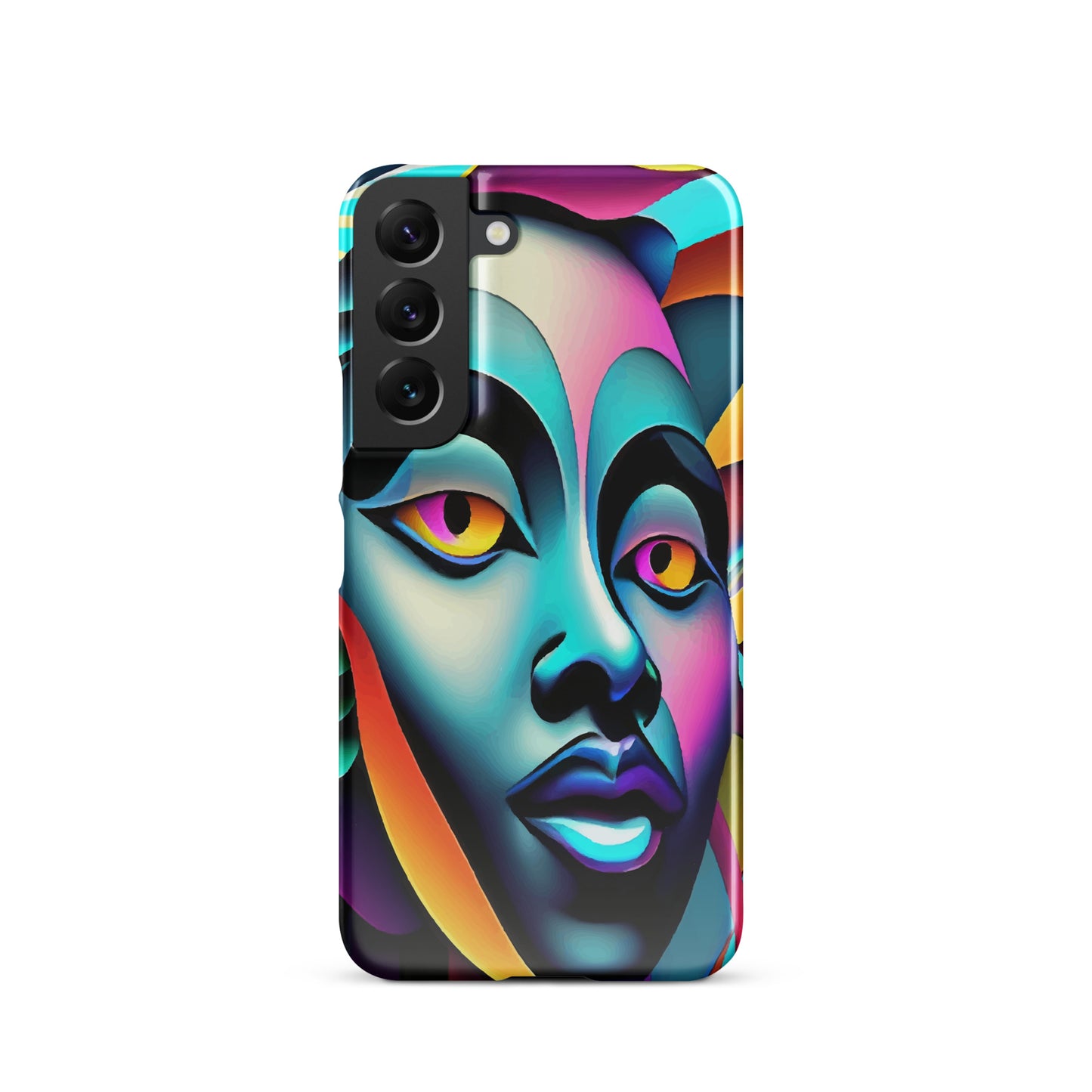 Snap case for Samsung® Kukloso Cubist Faces No 2 - Free Shipping