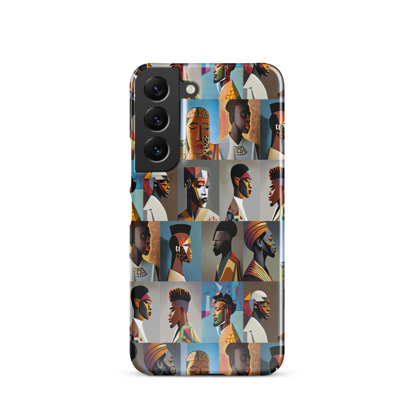 Snap case for Samsung® Kukloso Cubist Faces No 23 - Free Shipping