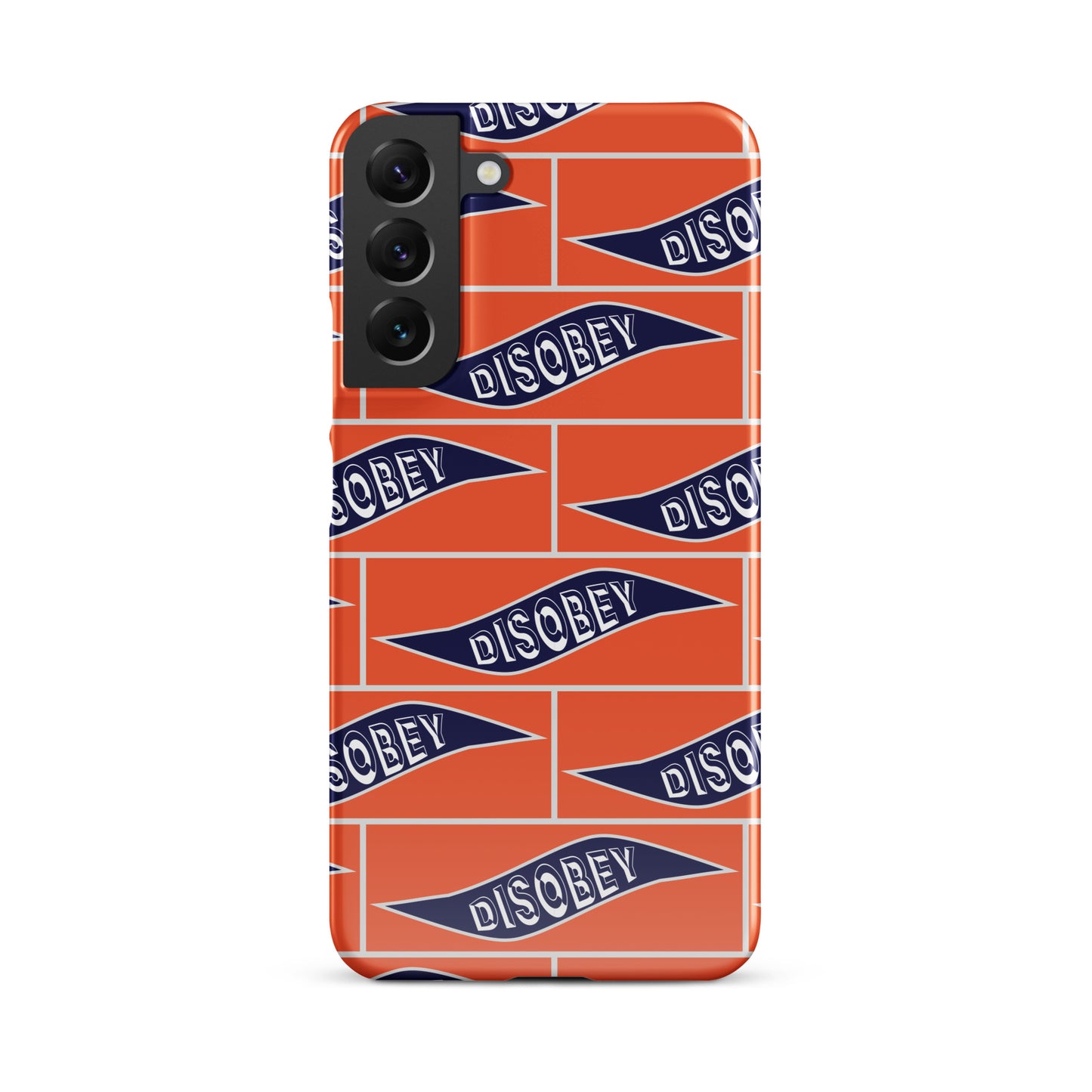 Snap case for Samsung® Kukloso Disobey Orange - Free Shipping