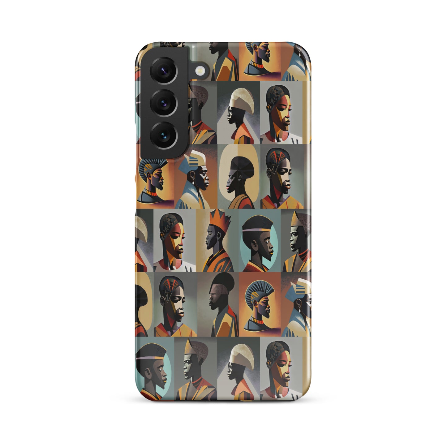 Snap case for Samsung® Kukloso Cubist Faces Collage No 24 - Free Shipping