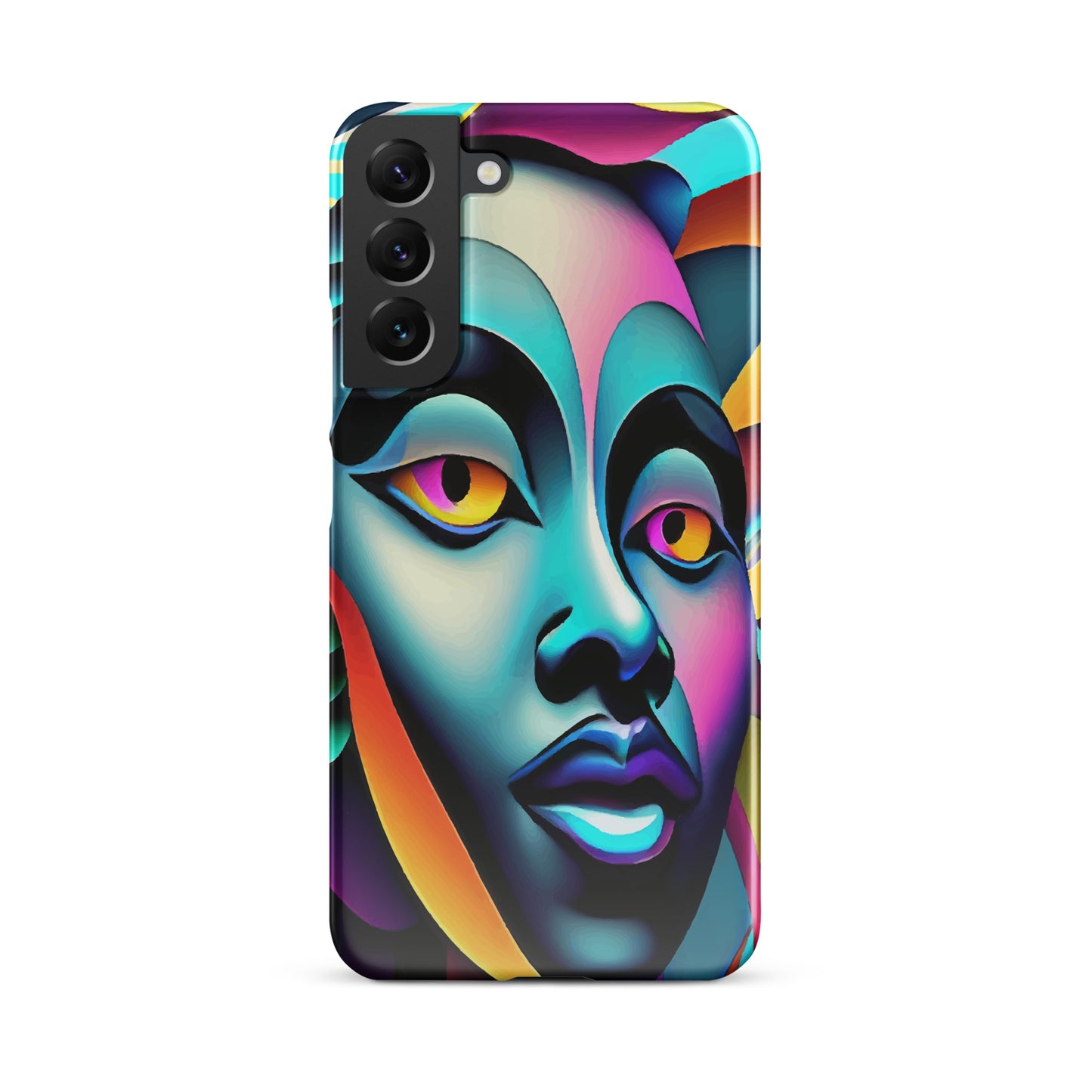 Snap case for Samsung® Kukloso Cubist Faces No 2 - Free Shipping