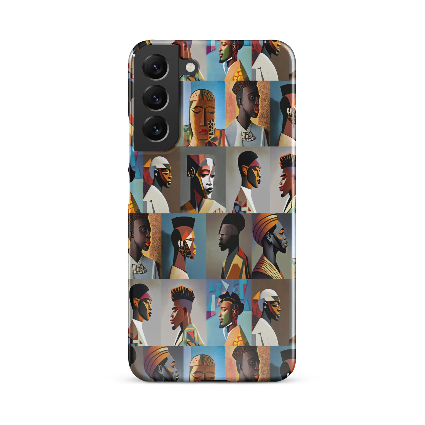 Snap case for Samsung® Kukloso Cubist Faces No 23 - Free Shipping